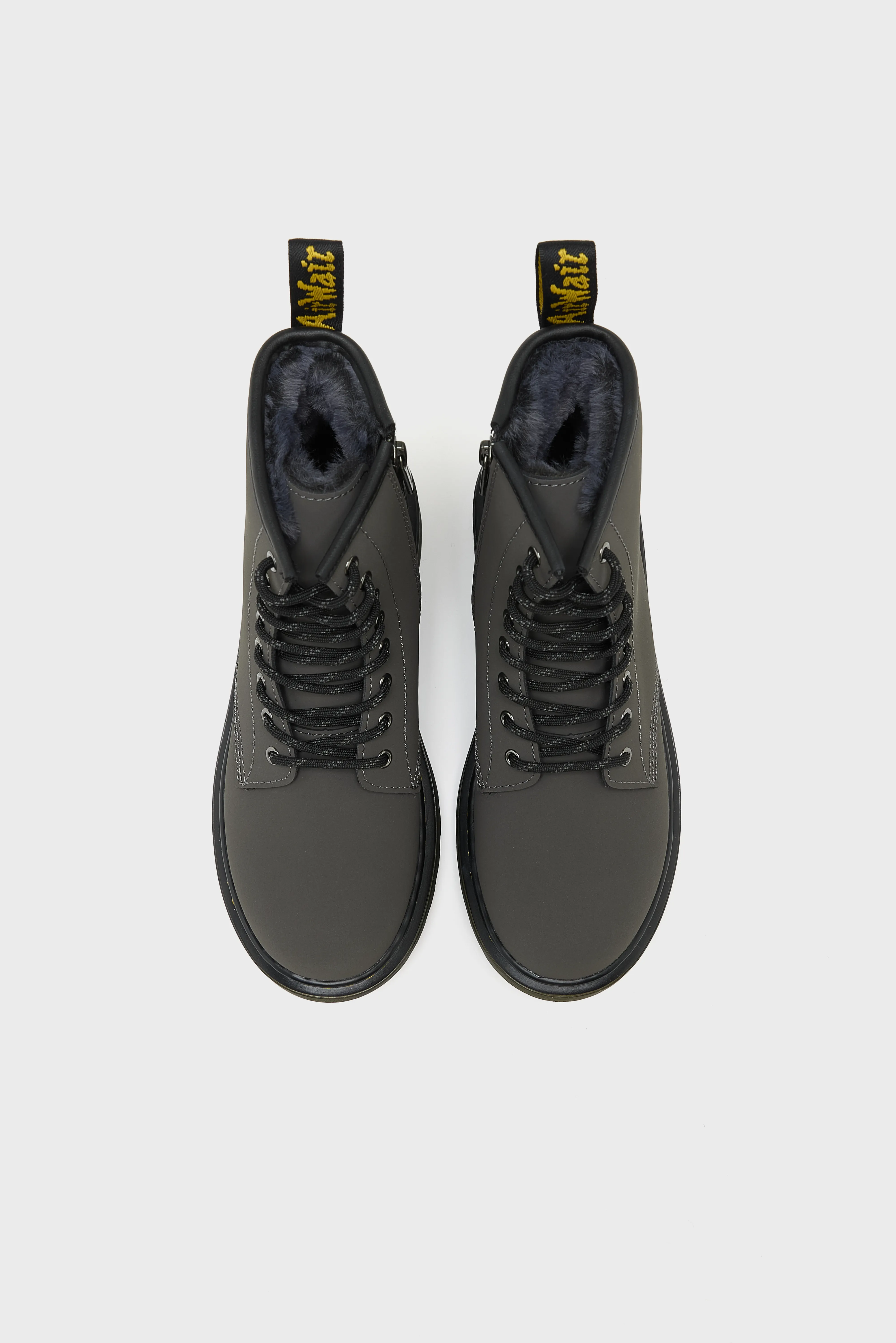 1460 Serena Faux Fur Boots for Kids (252 / B / GREY) - Image 4