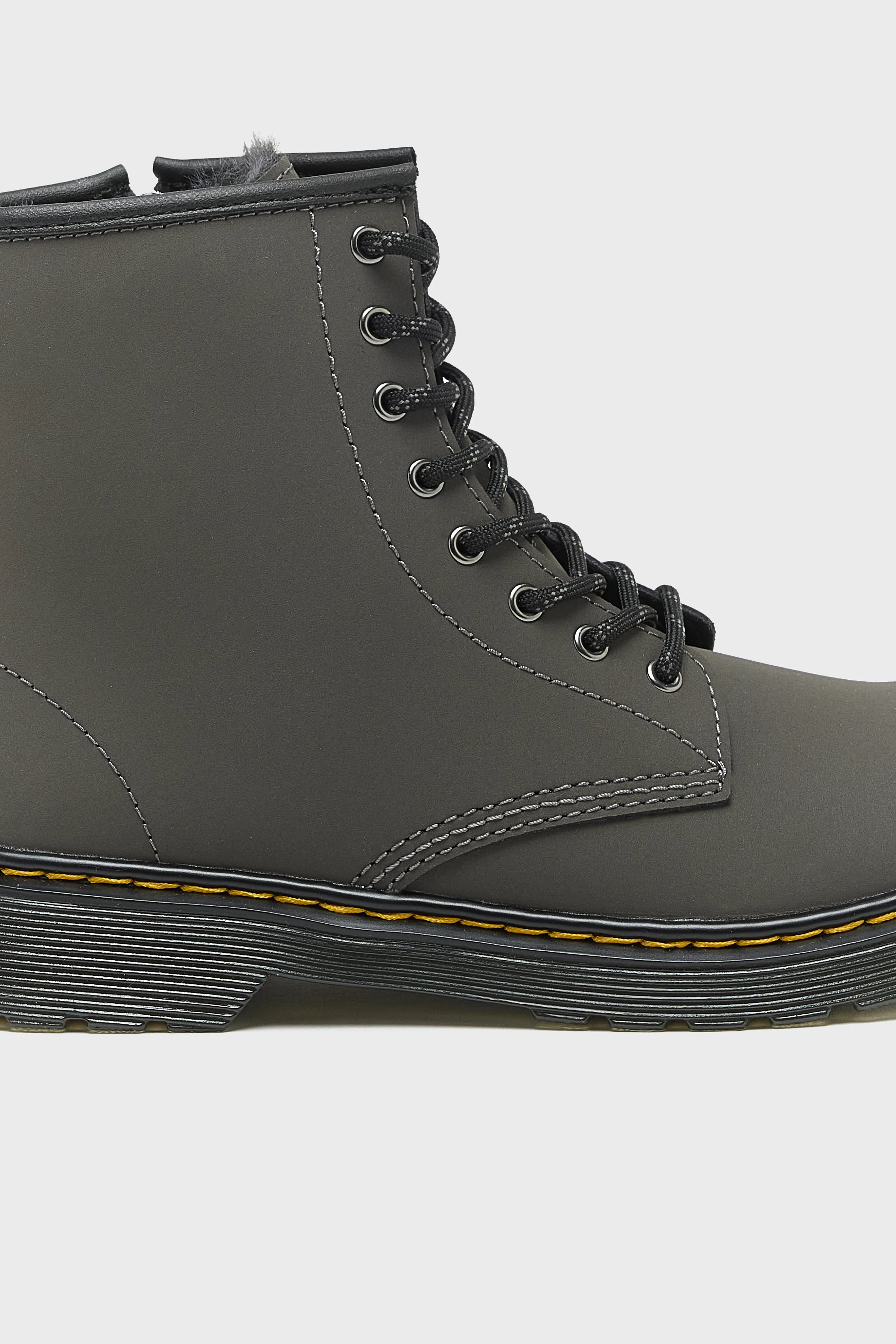 1460 Serena Faux Fur Boots for Kids (252 / B / GREY) - Image 5