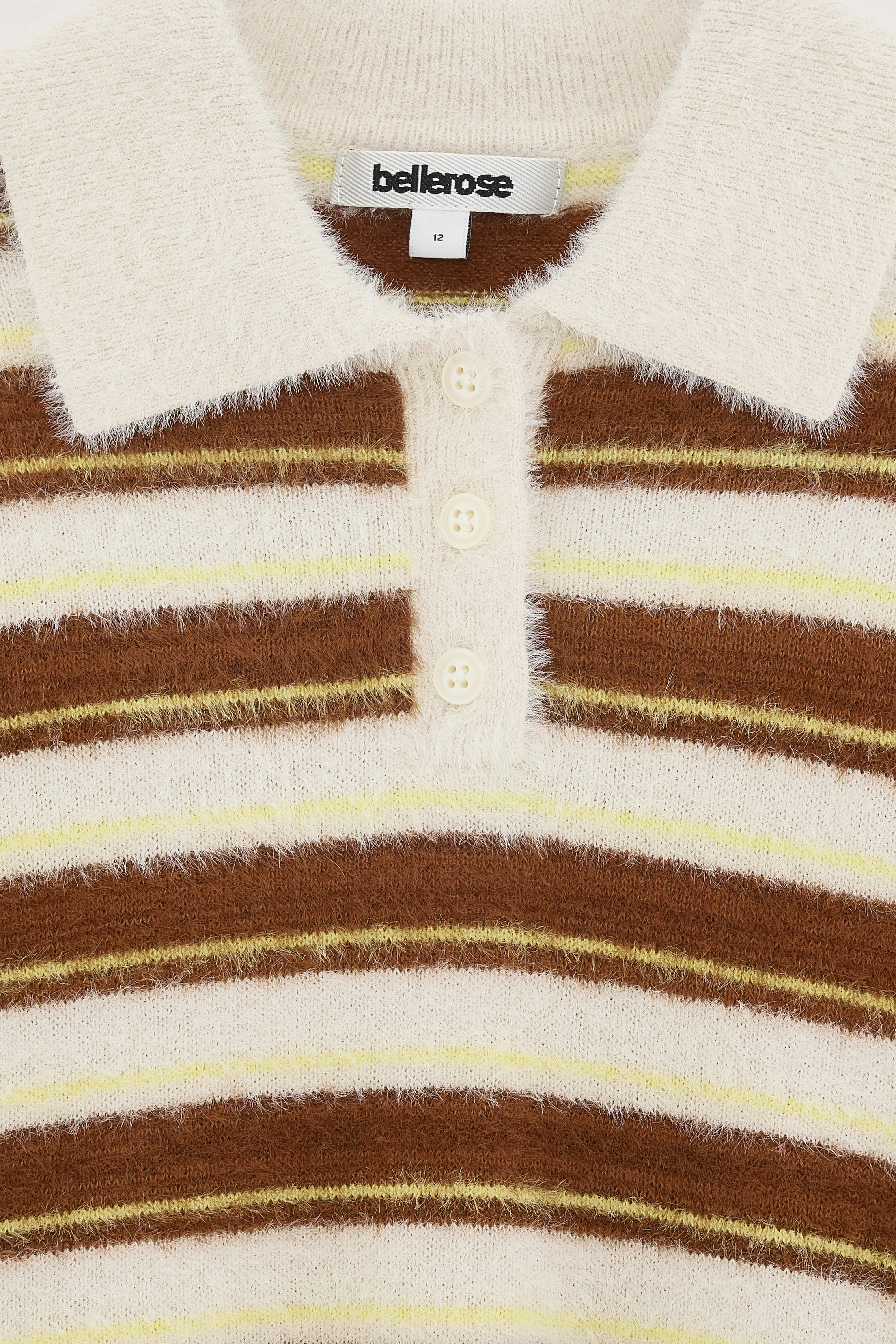 Golle knitted polo (261 / G / STRIPE B) - Image 4