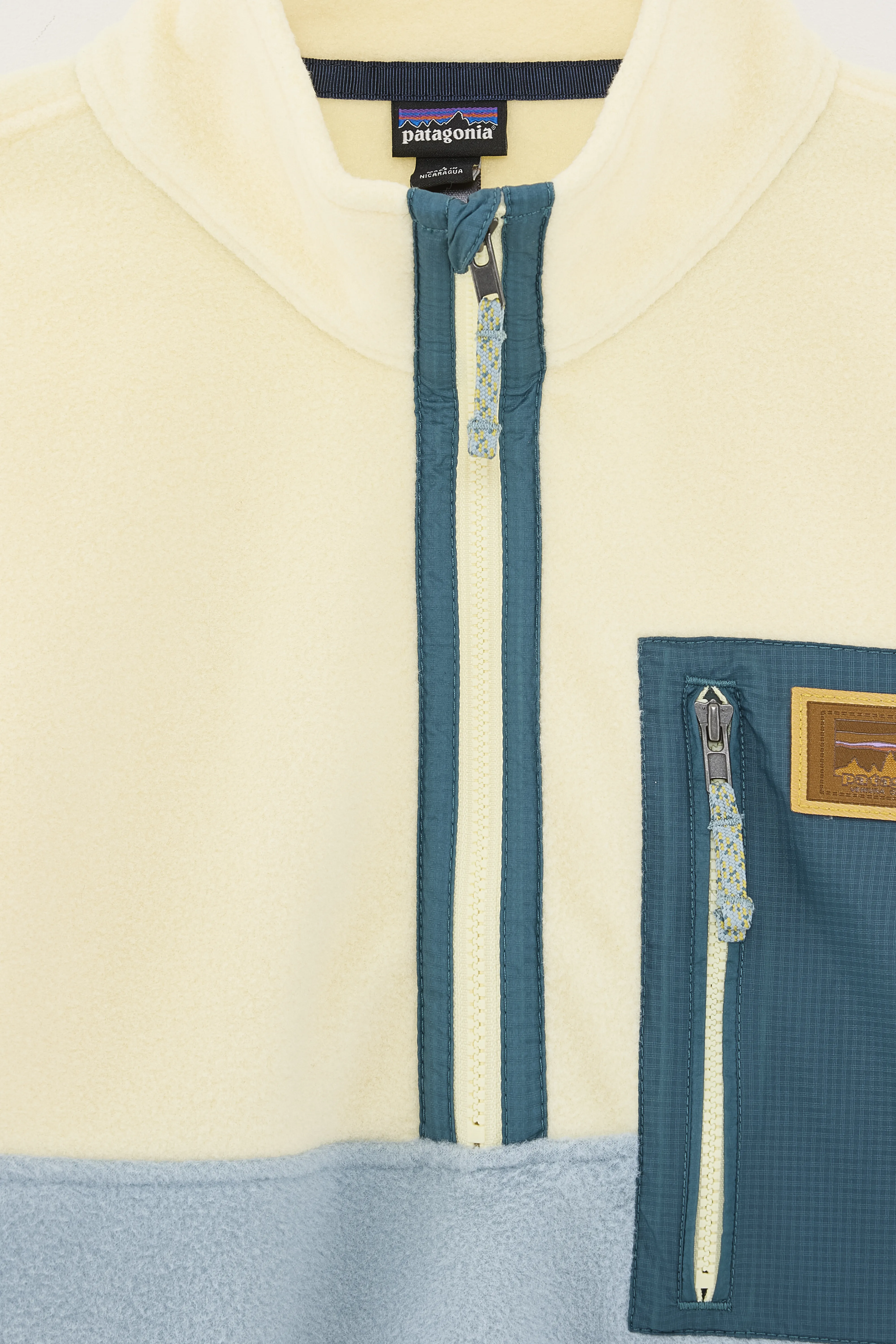 Kids' Microdini 1/2-Zip Fleece Pullover (251 / G / BLUE) - Image 3