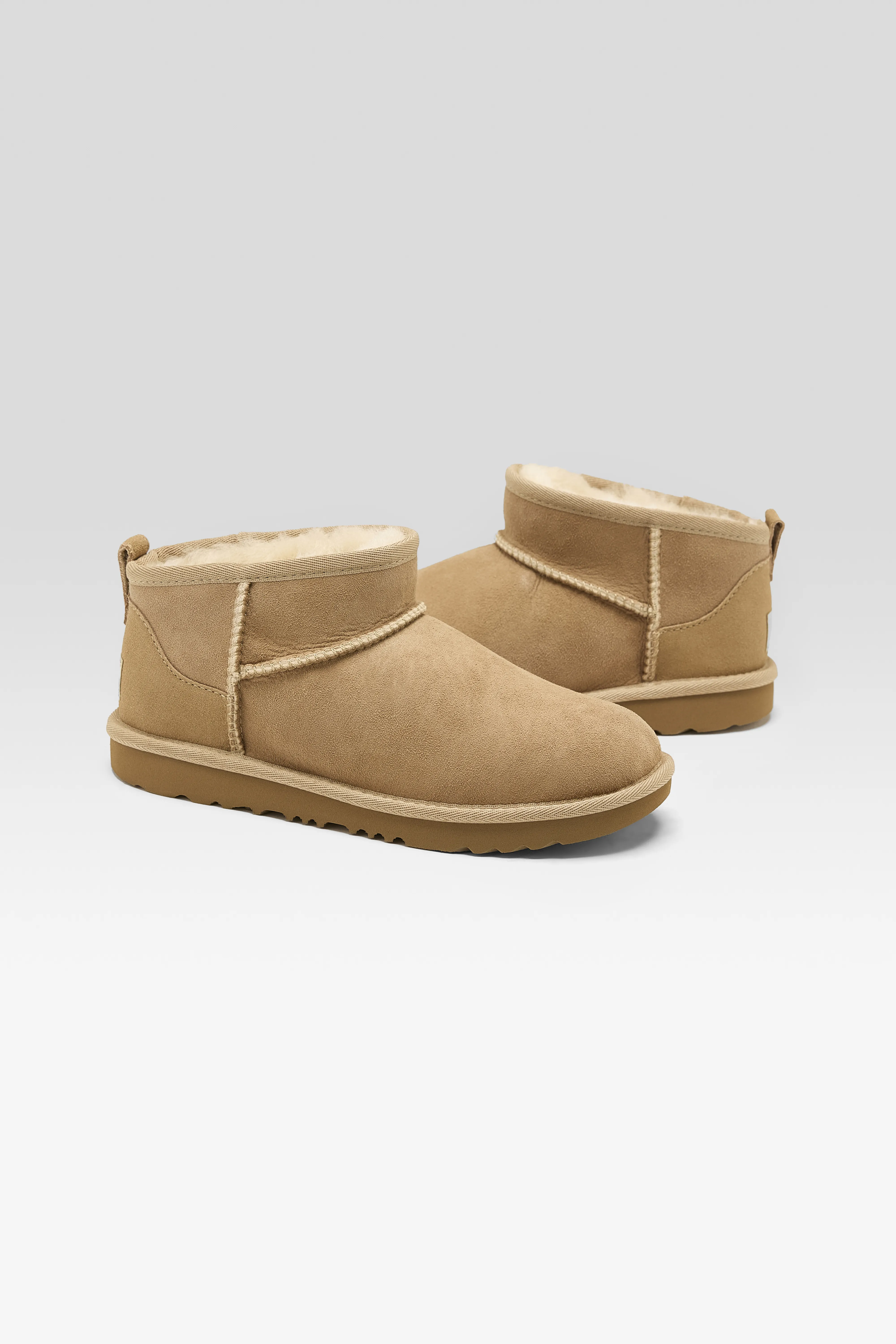 Classic Ultra Mini Boots For Kids (242 / G / SAND) - Image 3