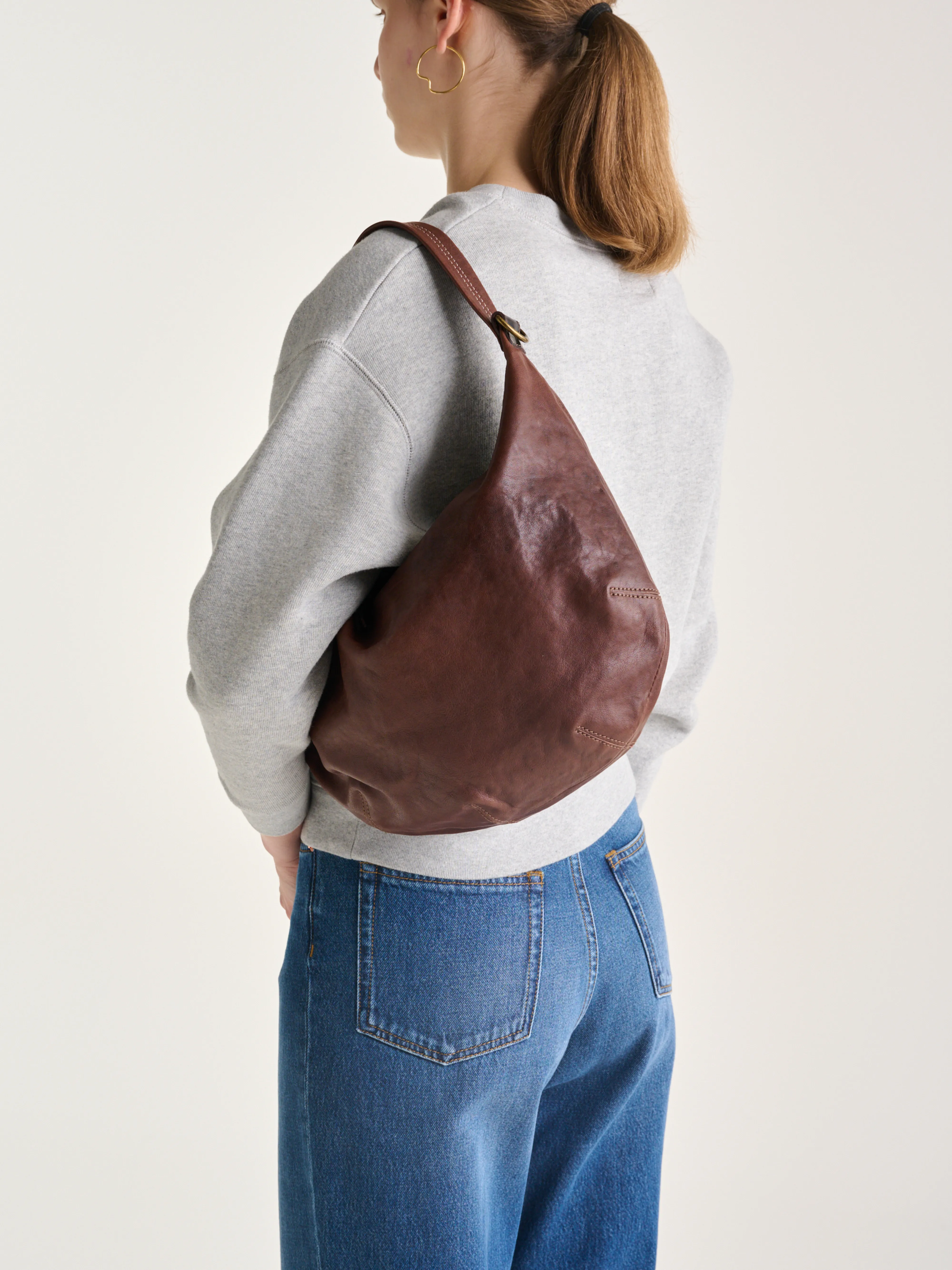 Souplex shoulder bag (242 / W / ECUREUIL) - Image 3