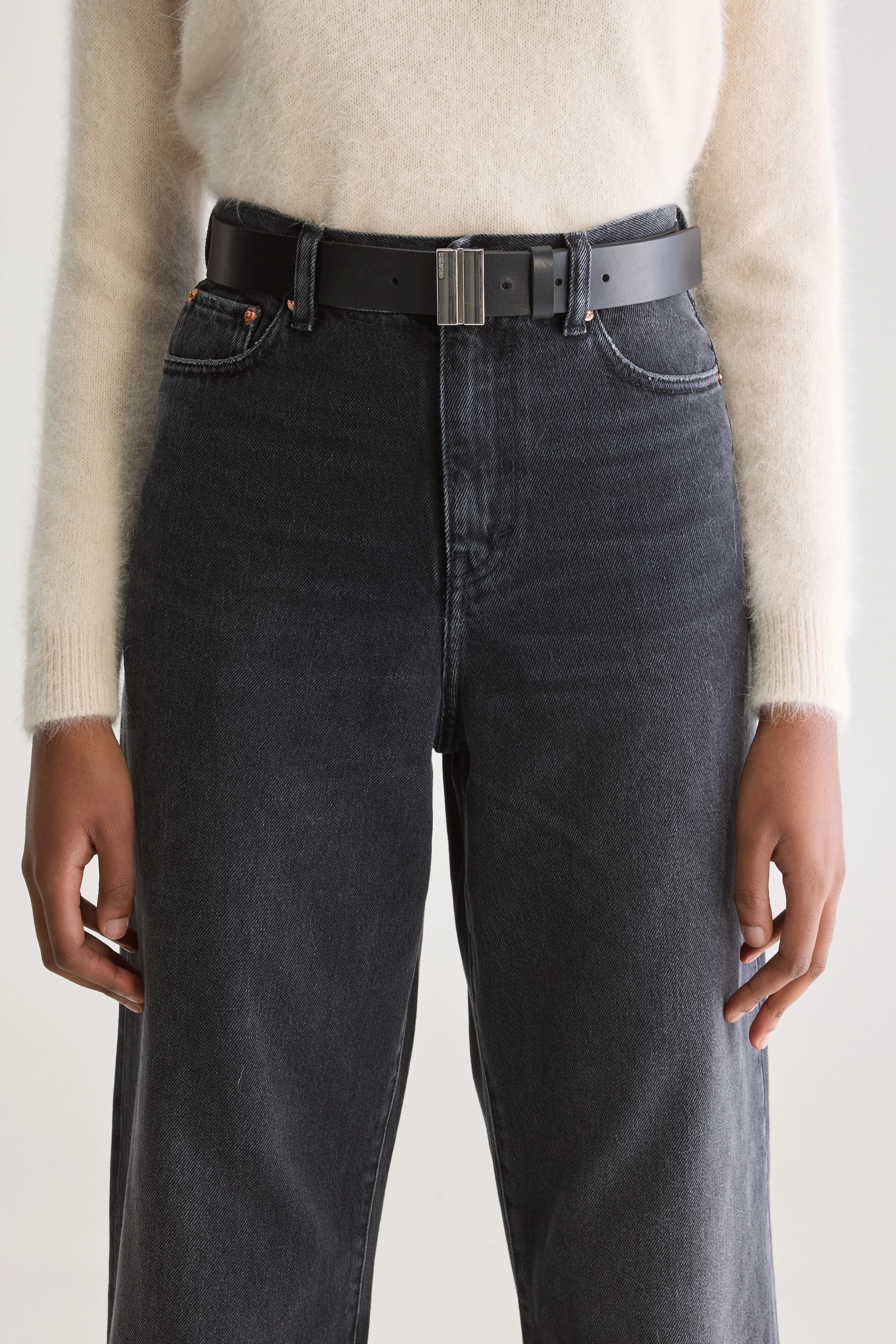 Sony leather belt (252 / W / BLACK) - Image 3