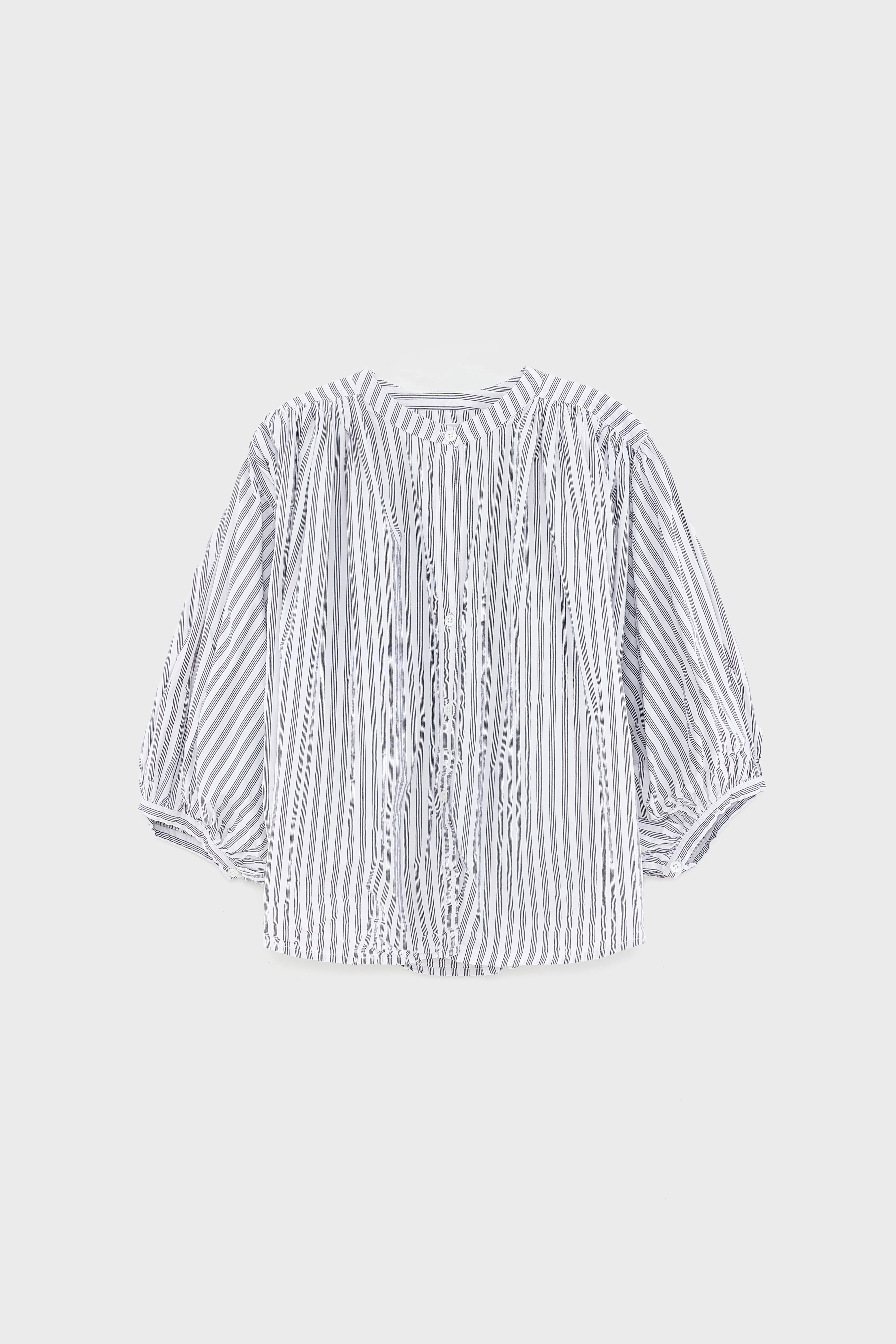 Ink cropped blouse (252 / W / STRIPE A) - Image 7