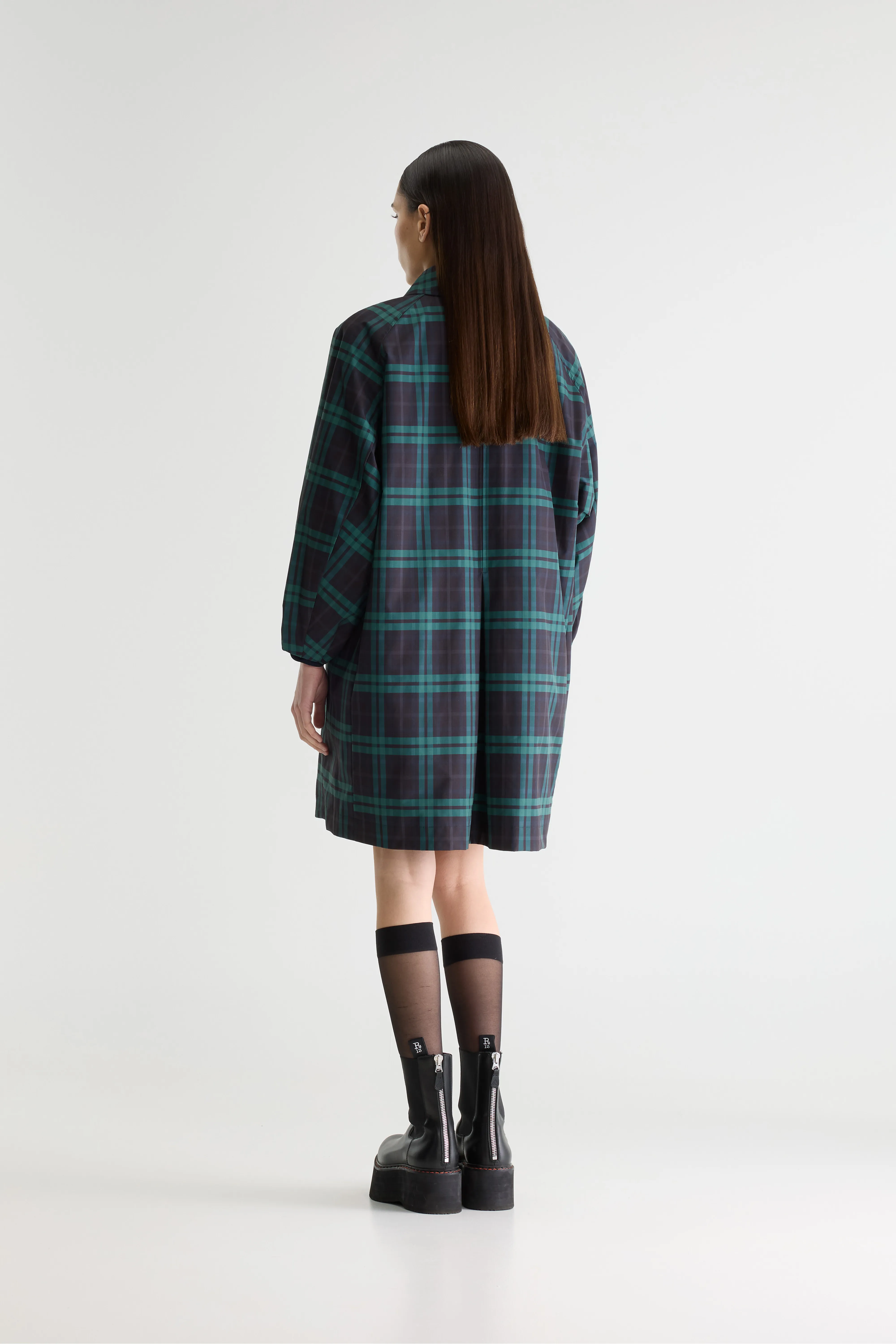 Julie trench coat (261 / W / CHECK A) - Image 3