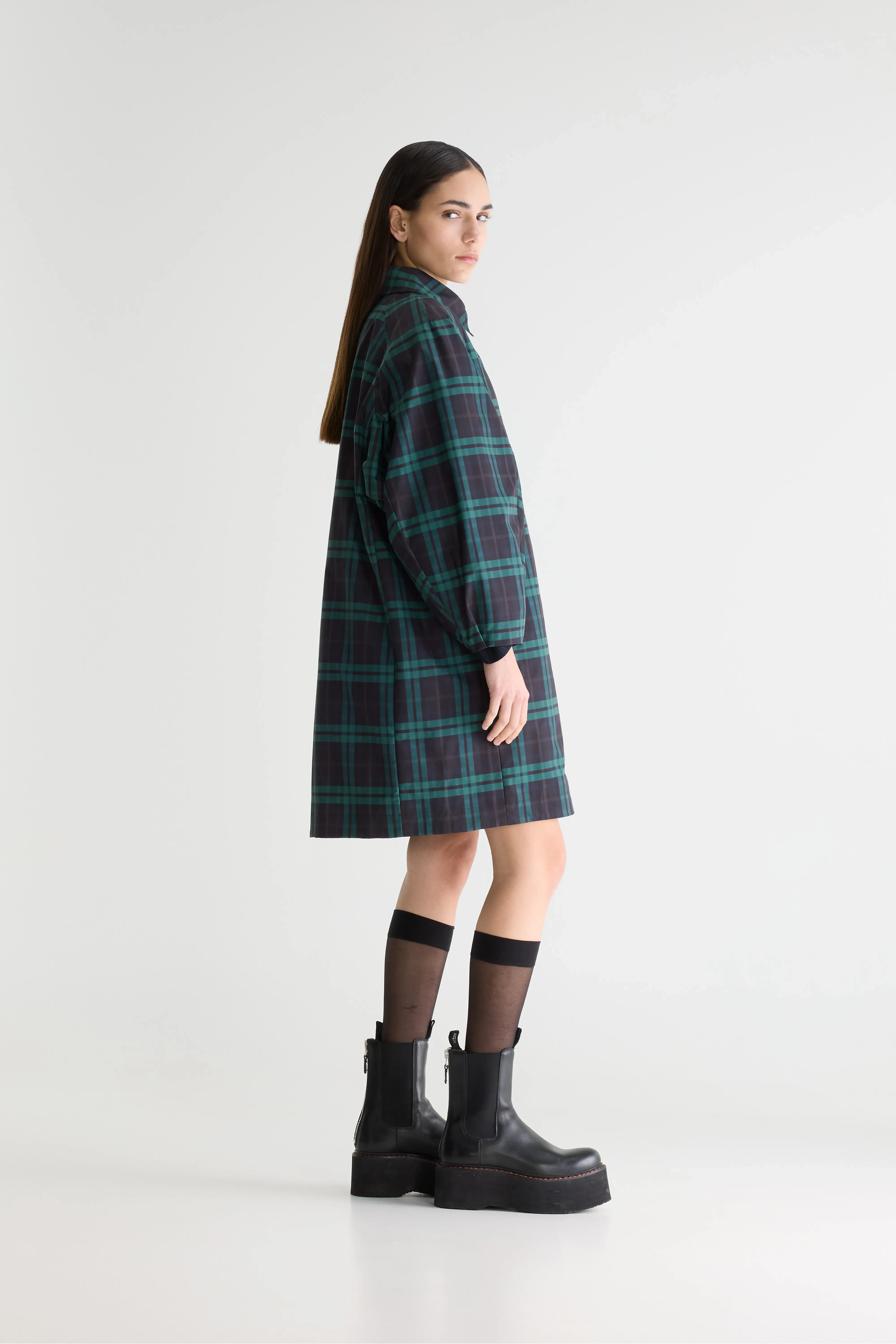 Julie trench coat (261 / W / CHECK A) - Image 4