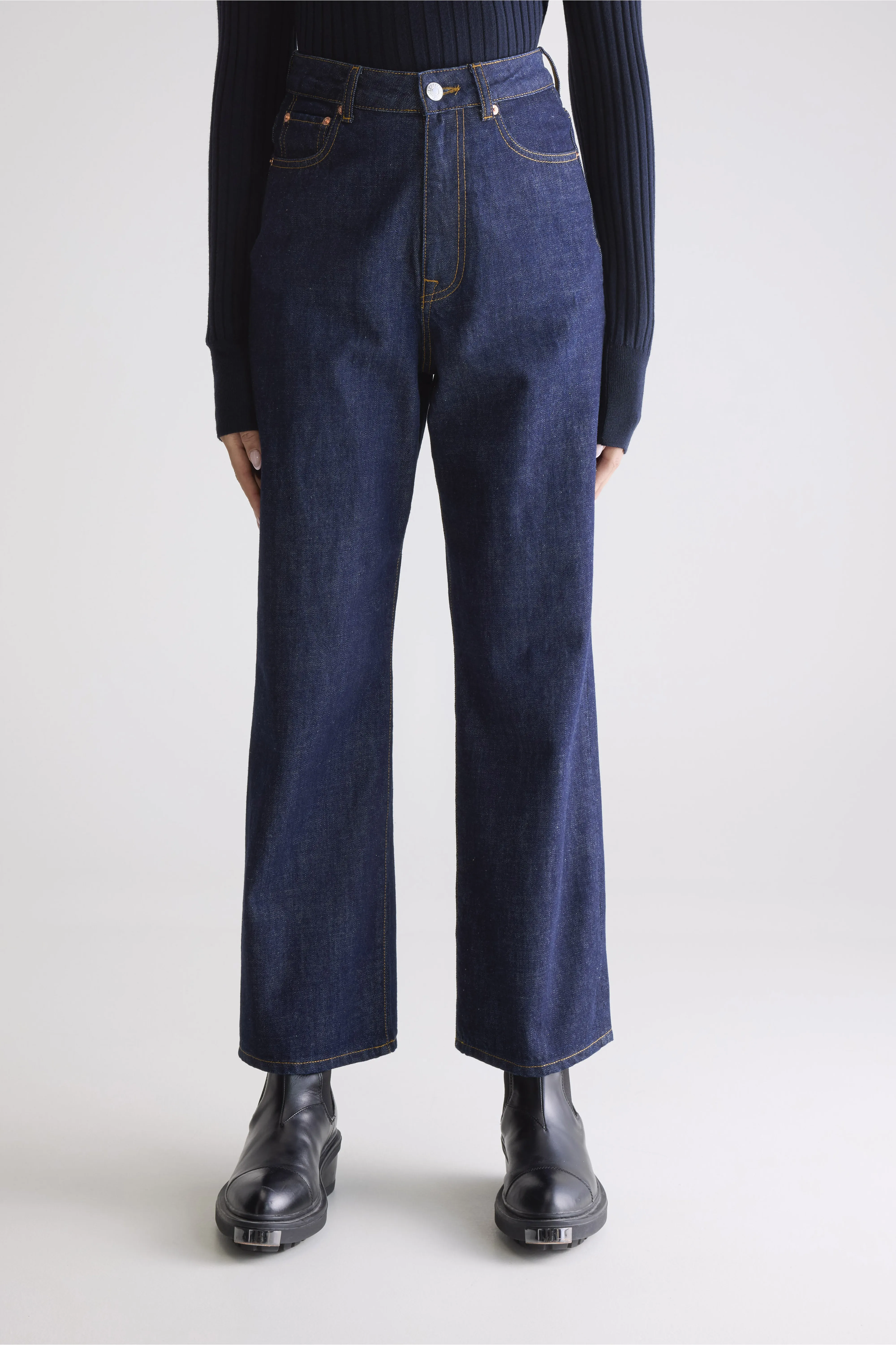 Denim N. 61 wide jeans (252 / W / BLUE RINSE) - Image 3
