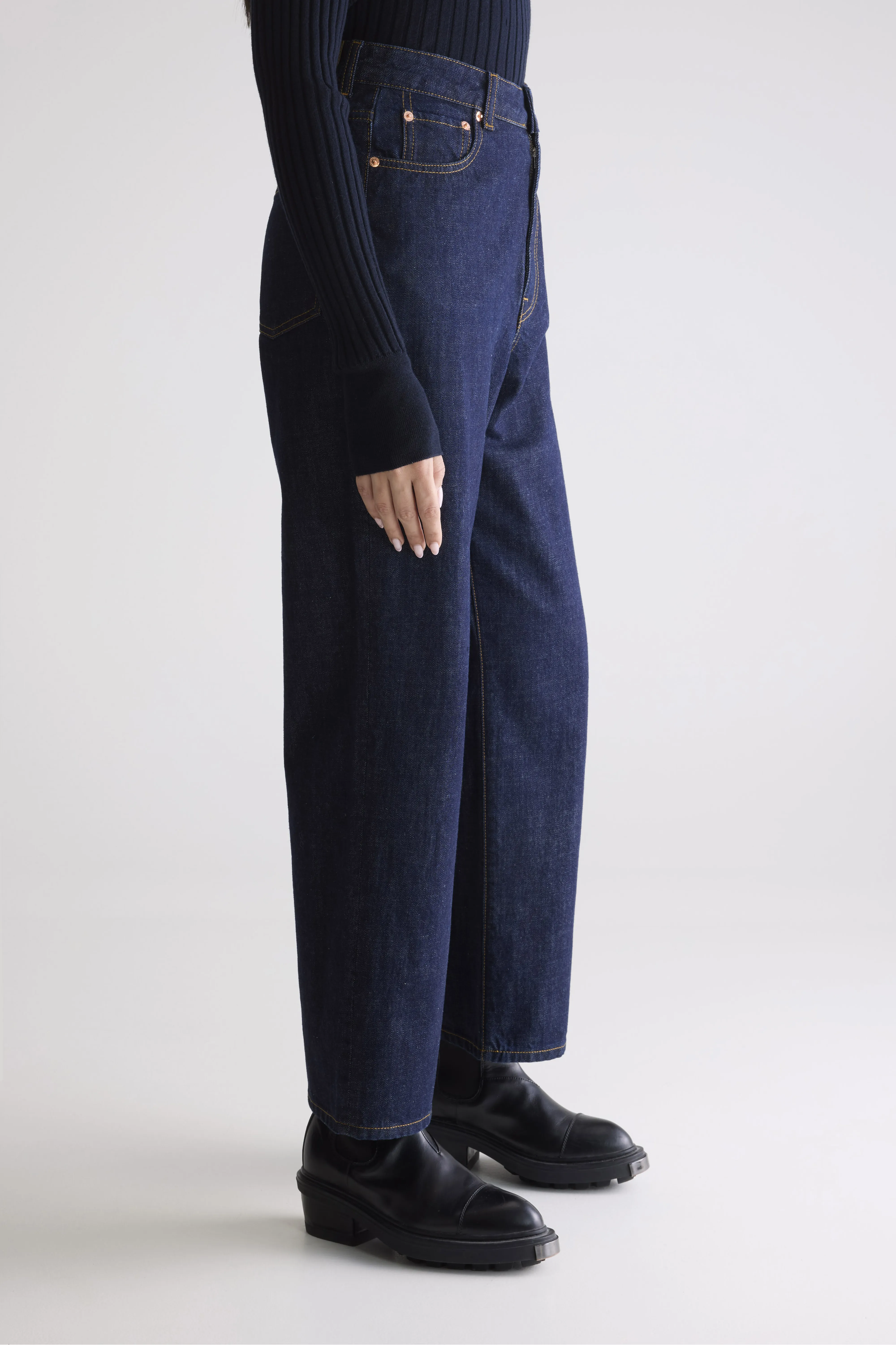 Denim N. 61 wide jeans (252 / W / BLUE RINSE) - Image 5