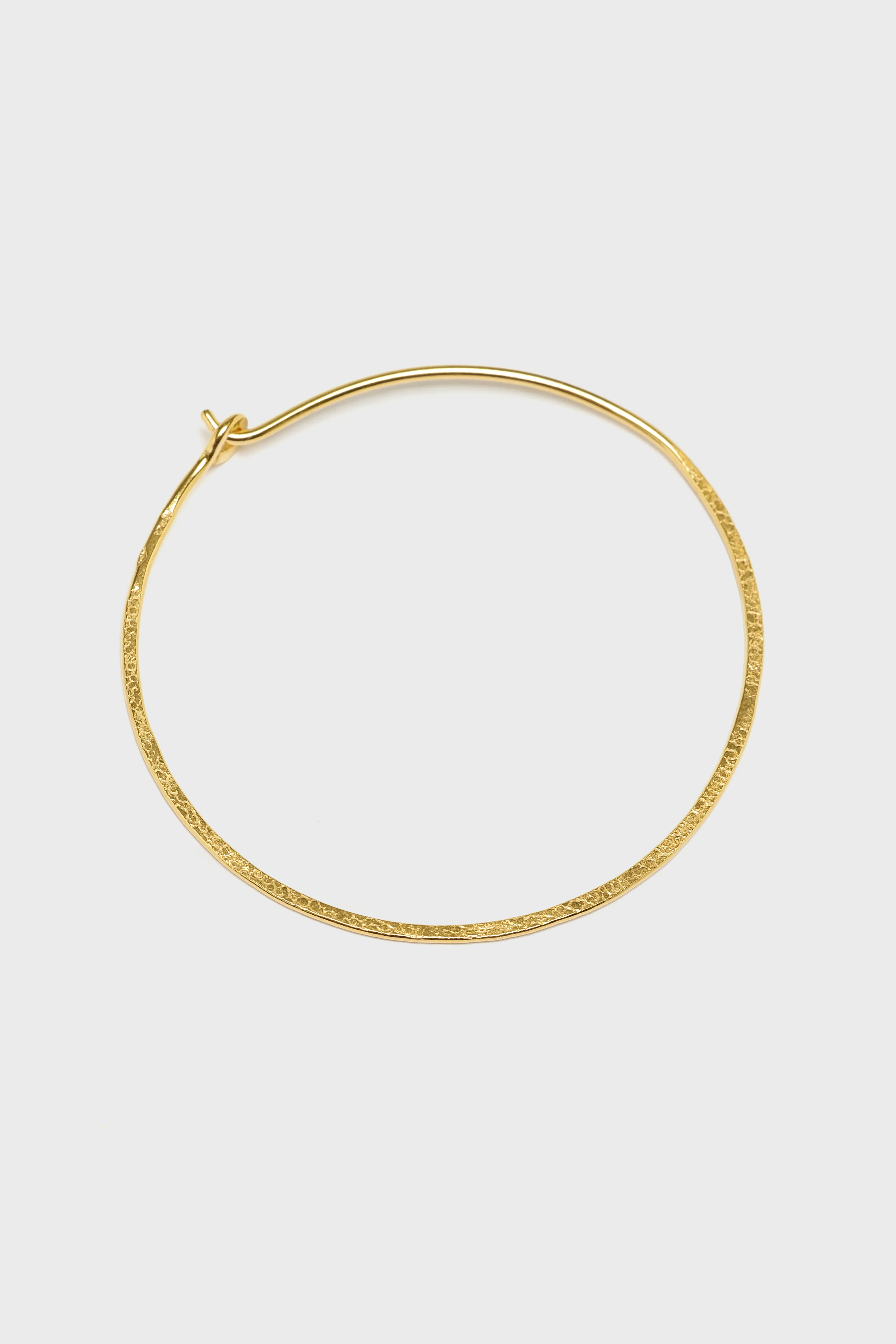 Large Hoop Earrings  (252 / W / GOLD) - Image 3