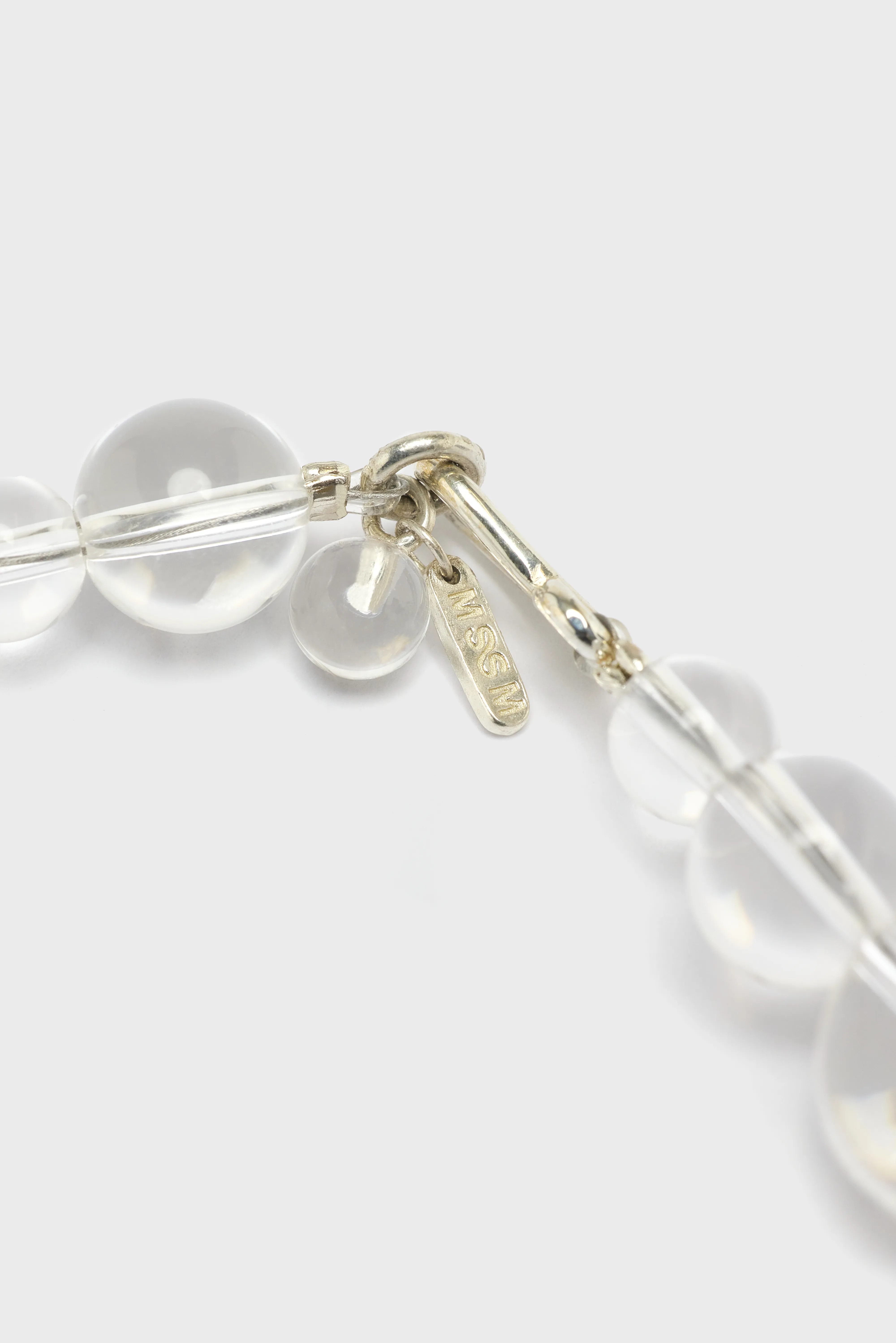 Crystal Dewdrop Necklace  (252 / W / WHITE) - Image 4