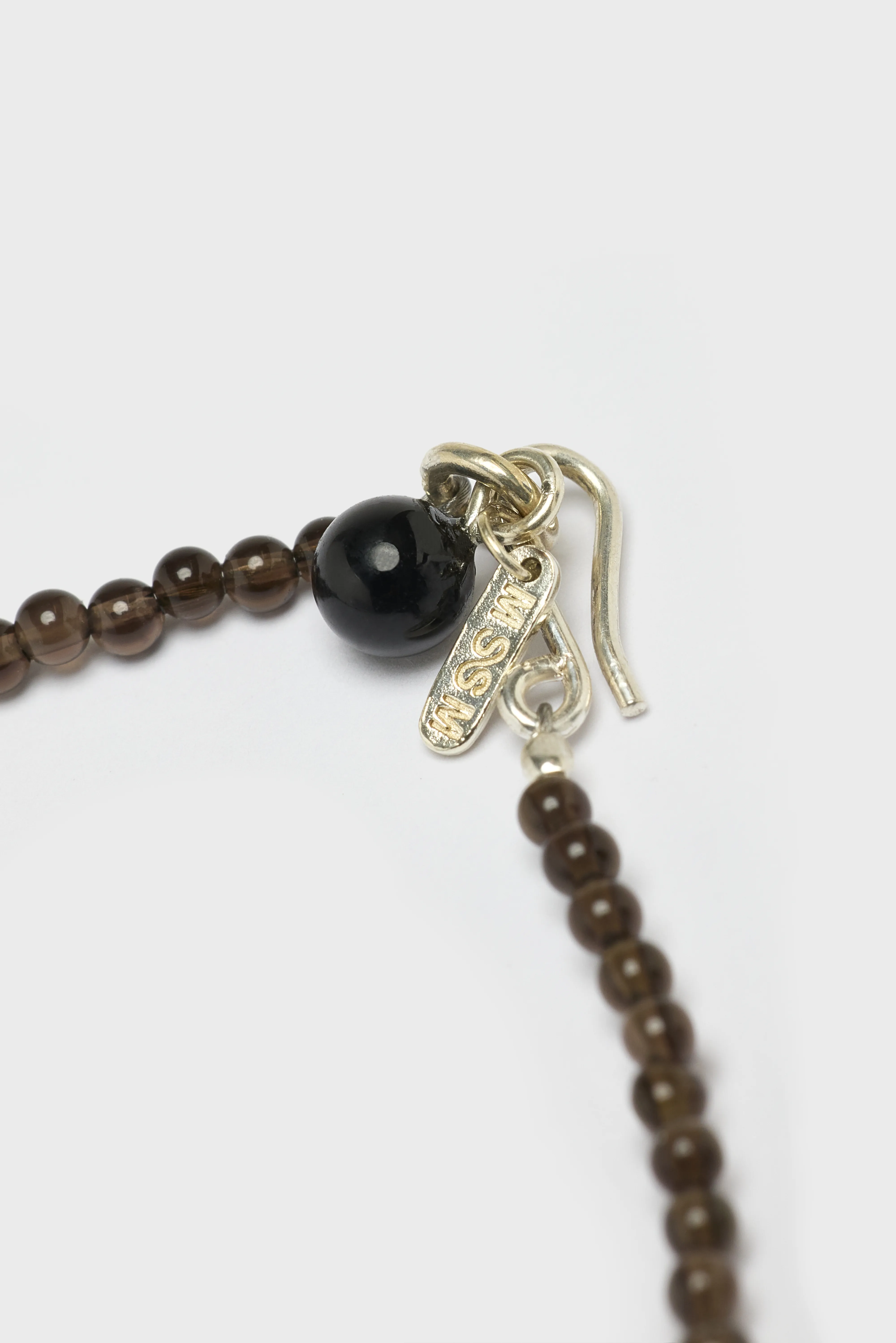 Smoky Tiny Dew Necklace  (252 / W / BLACK) - Image 4