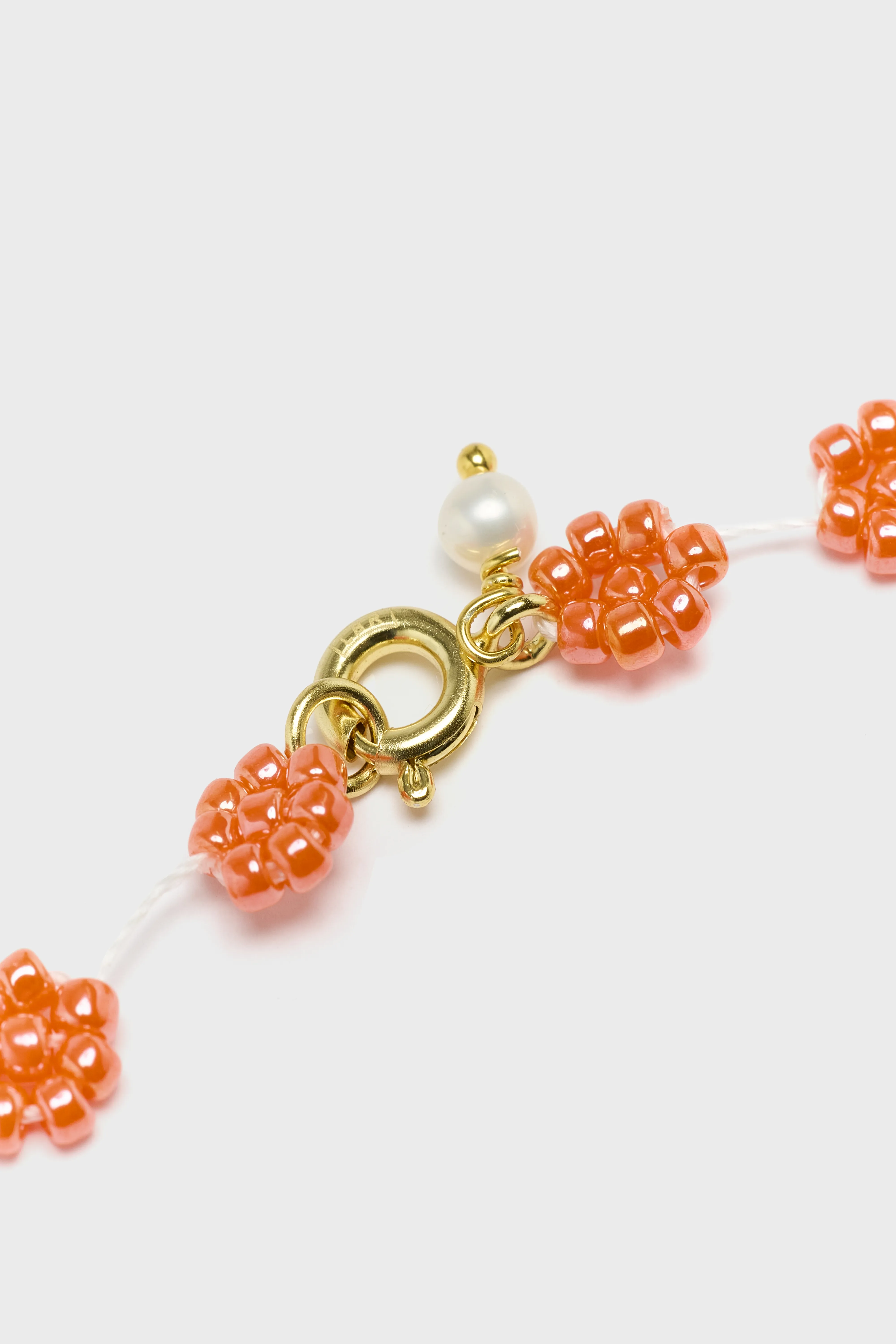 Fiori N° 47 Necklace  (252 / W / RED) - Image 4