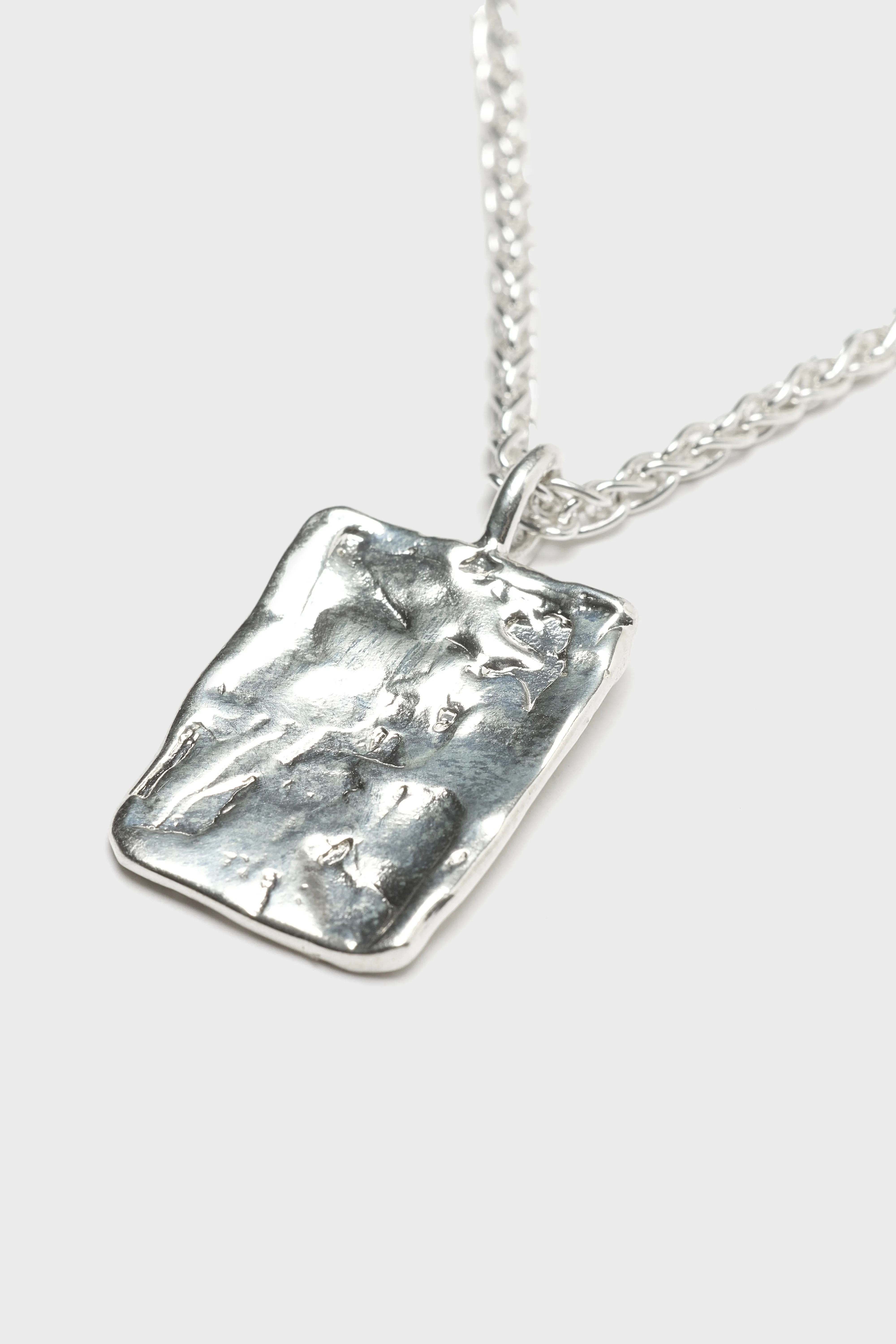 Luca Necklace  (261 / W / SILVER) - Image 4