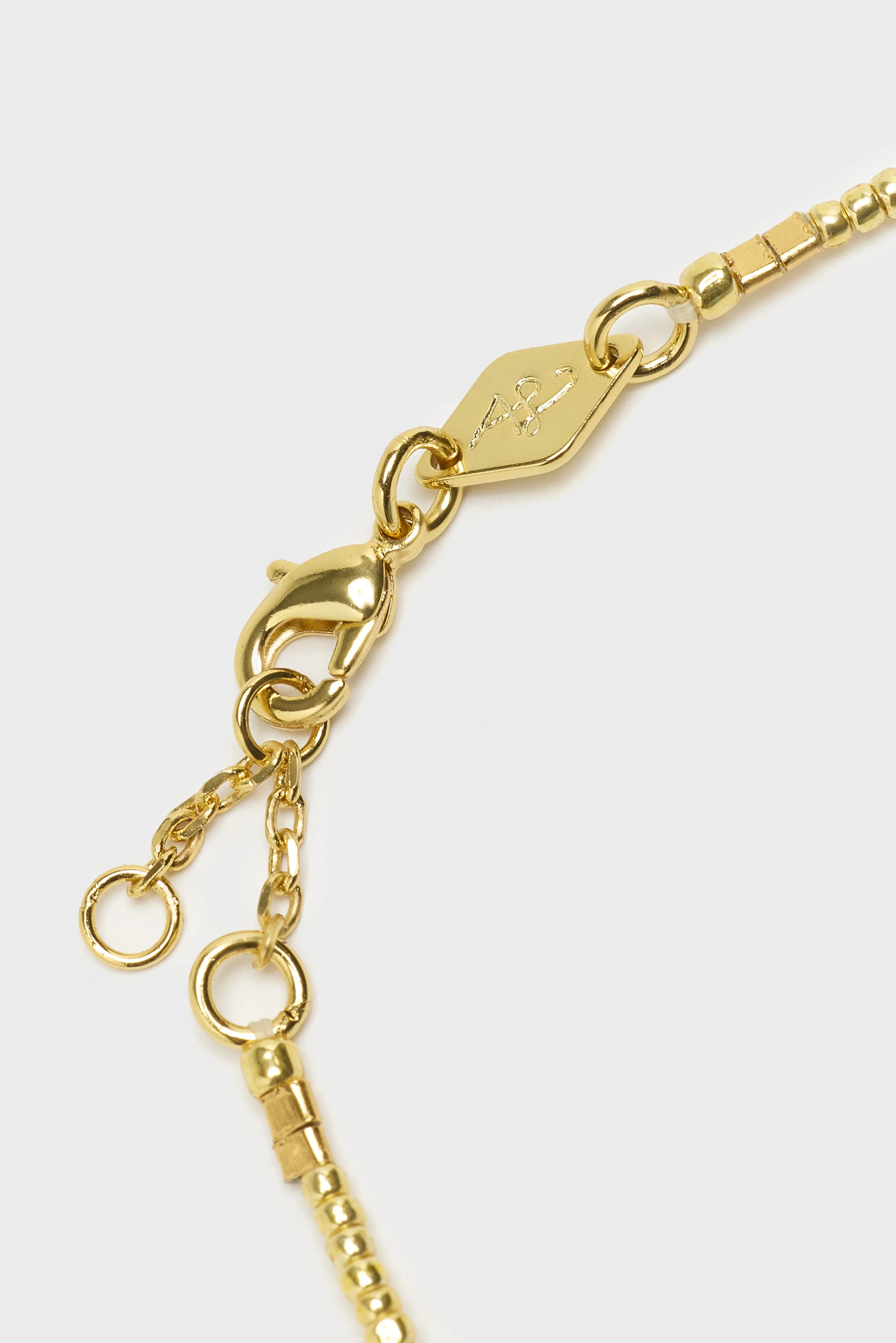 Slim Pearly Bracelet  (261 / W / GOLD) - Image 4