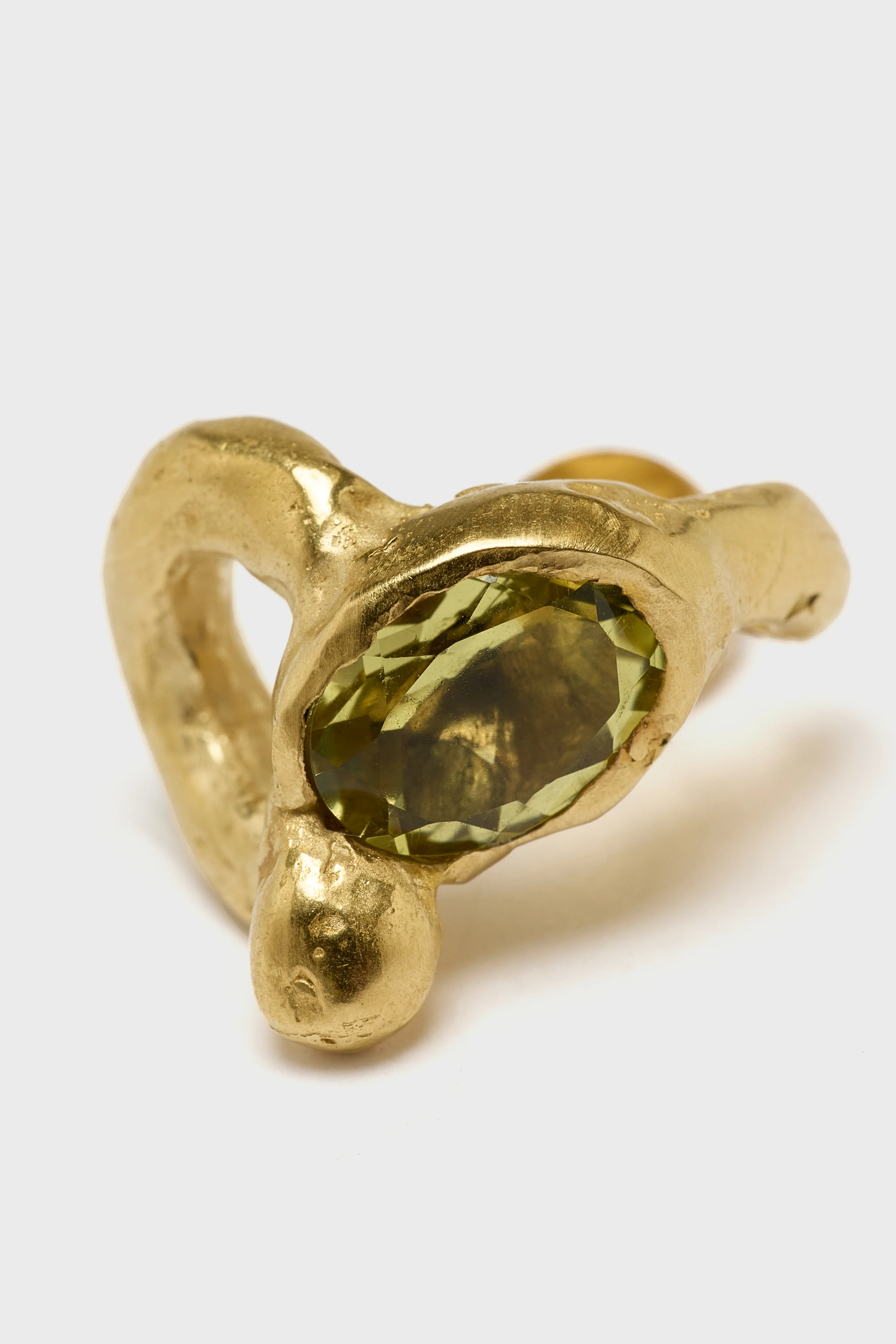 El Salto Yellow Stud Earring  (251 / W / GOLD) - Image 4