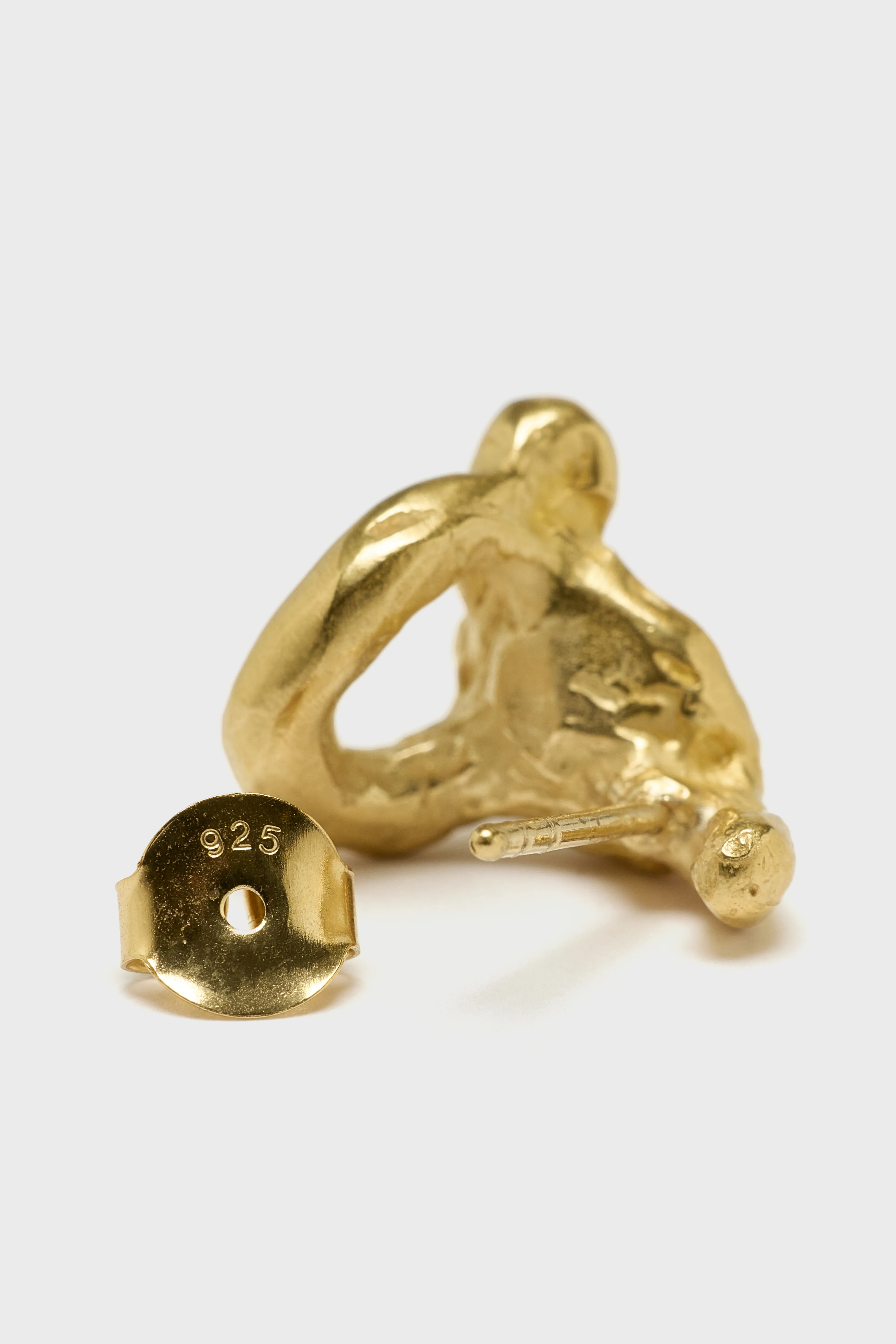 El Salto Yellow Stud Earring  (251 / W / GOLD) - Image 5