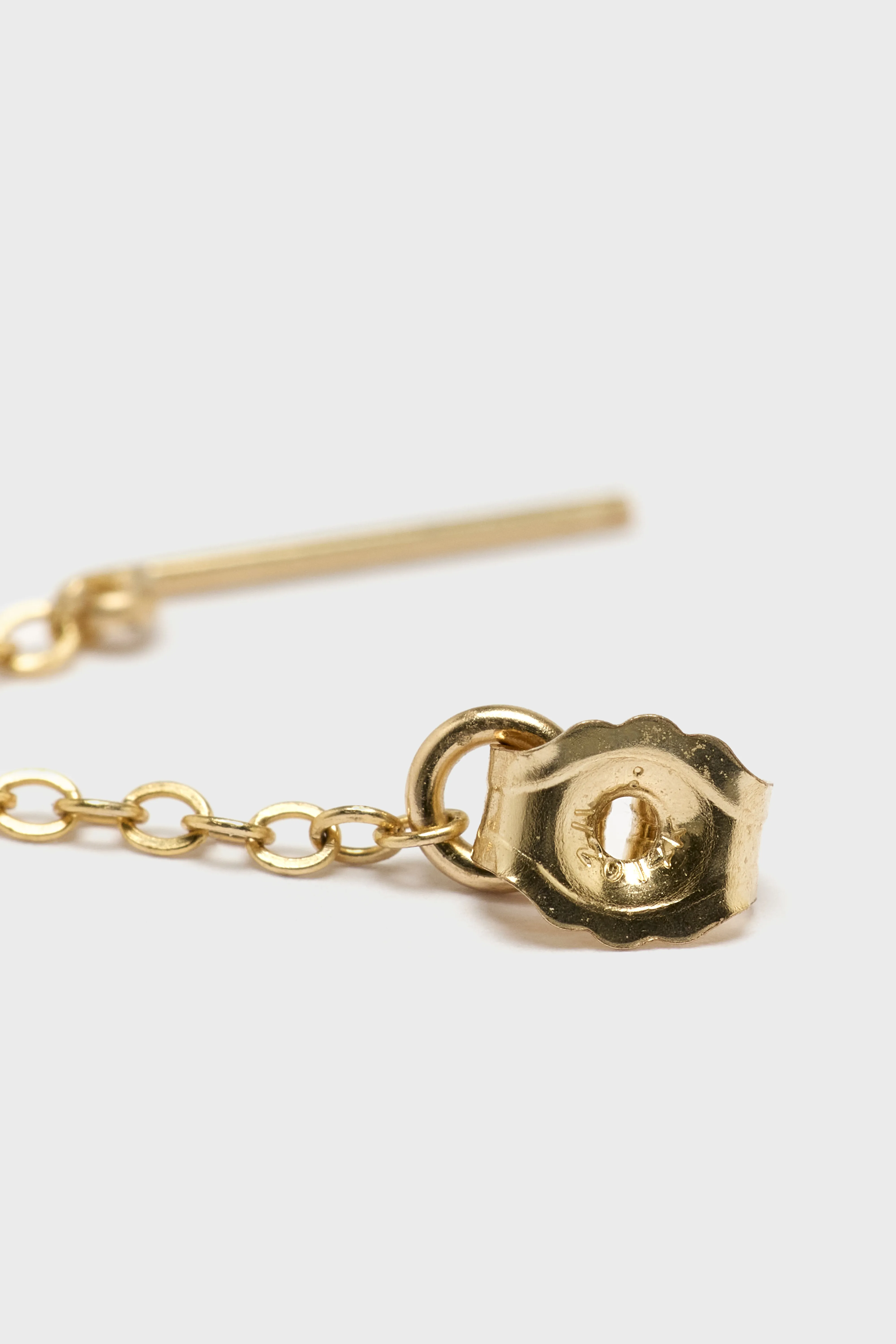 Essential Chain Earrings (242 / W / GOLD) - Image 4