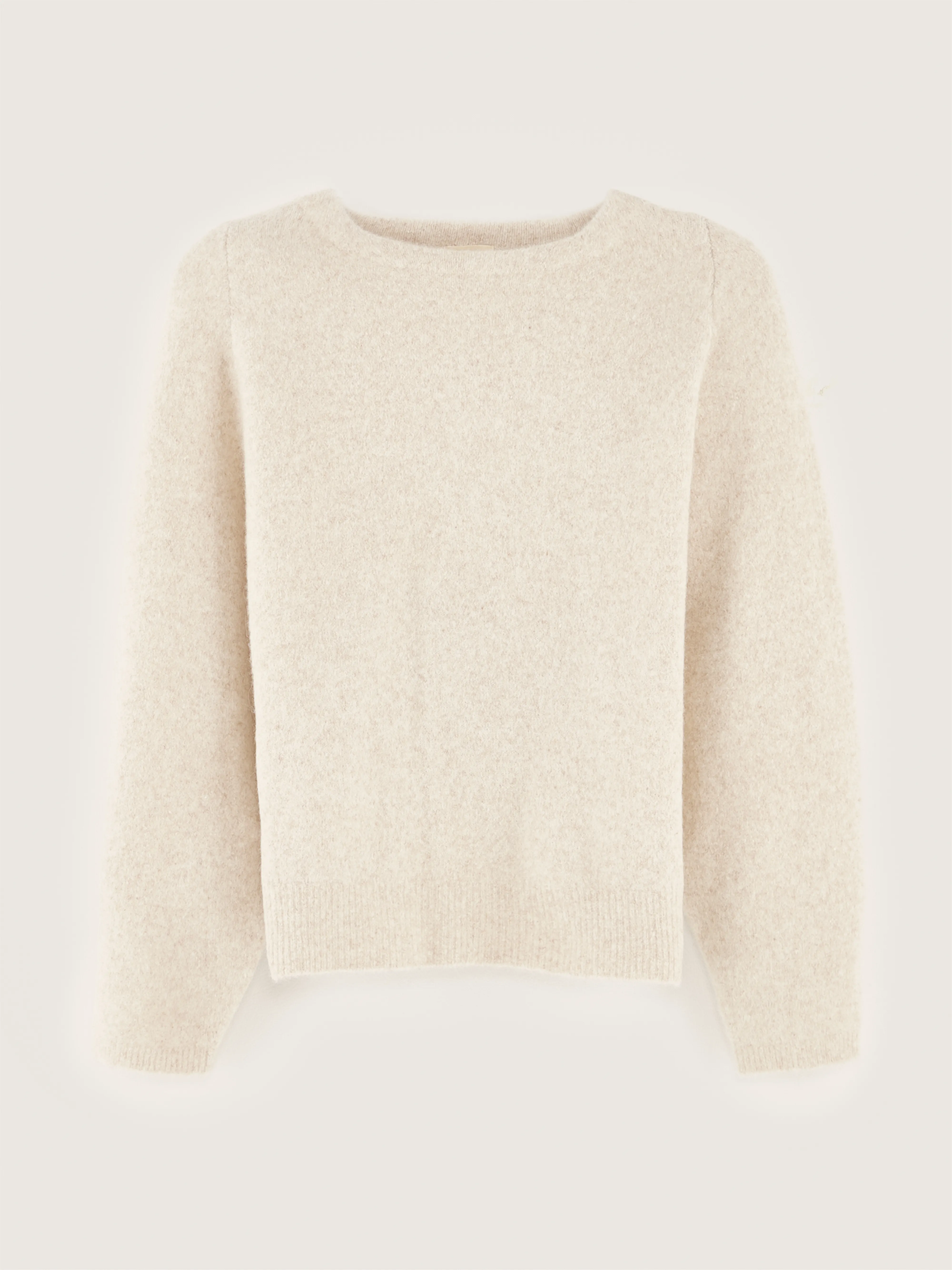 Deros round-neck sweater (242 / W / CREAM) - Image 7