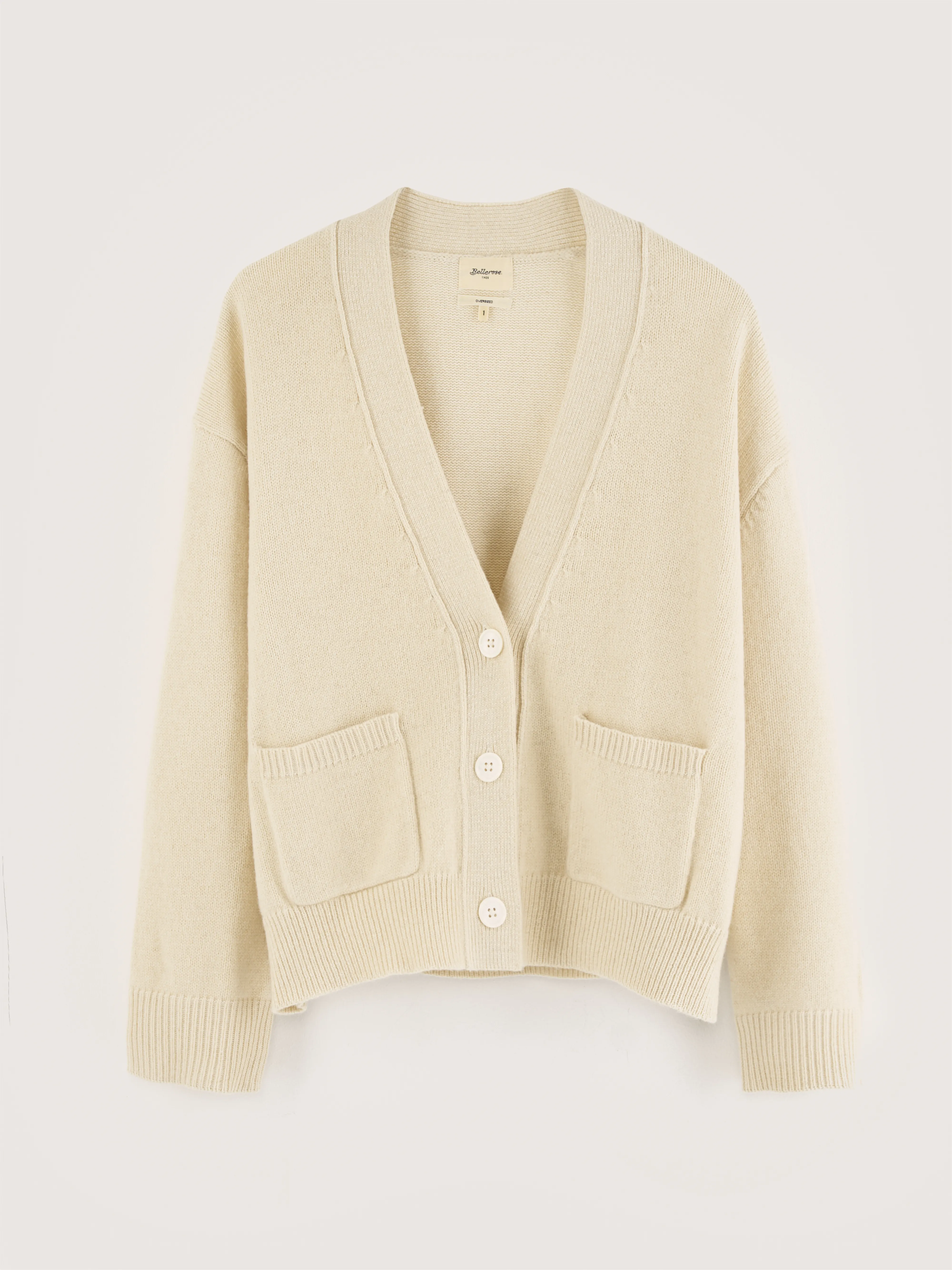 Gaddin boxy cardigan (242 / W / WHISPER) - Image 7