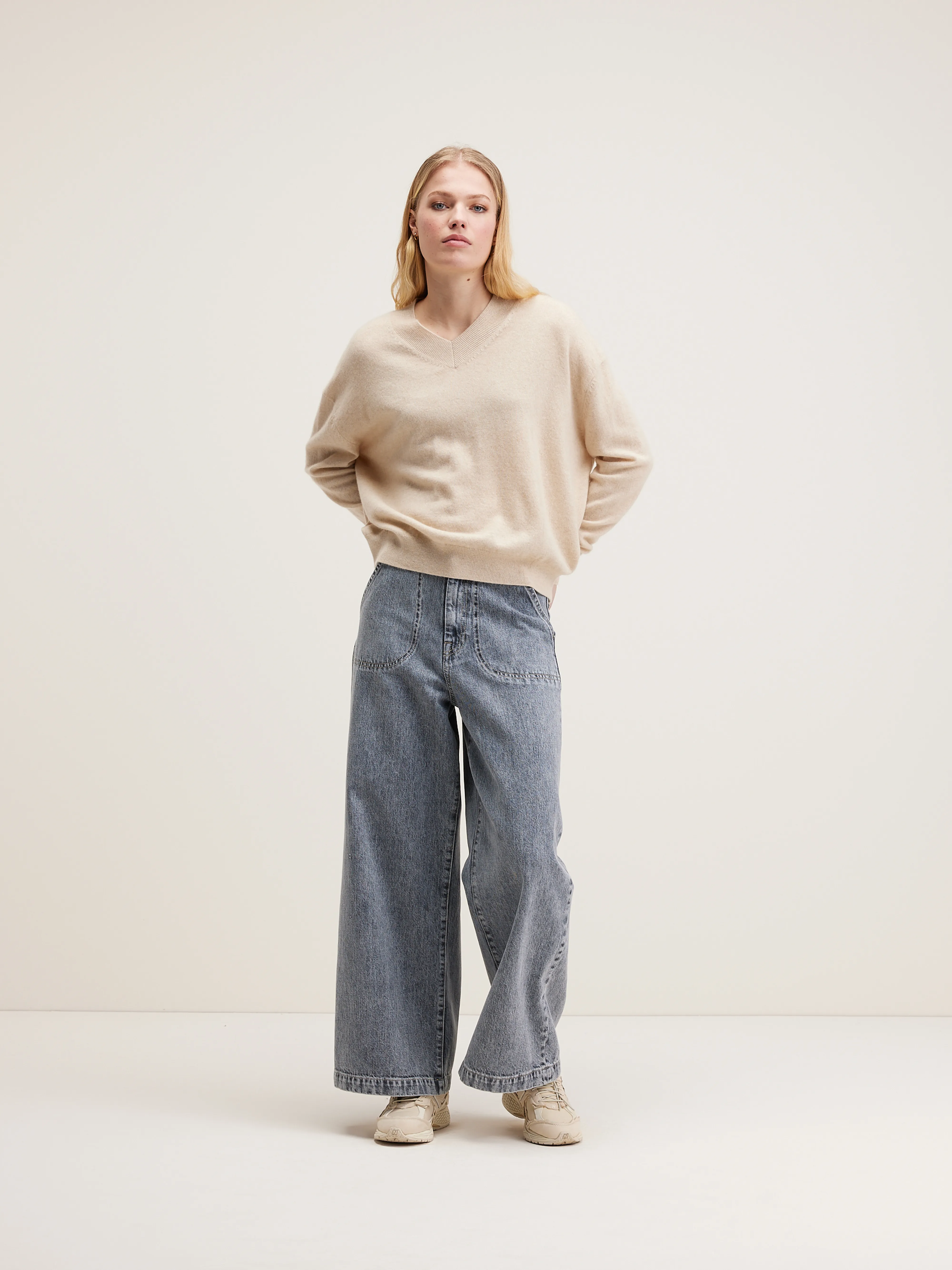 Slax cashmere sweater (242 / W / OATMEAL) - Image 3