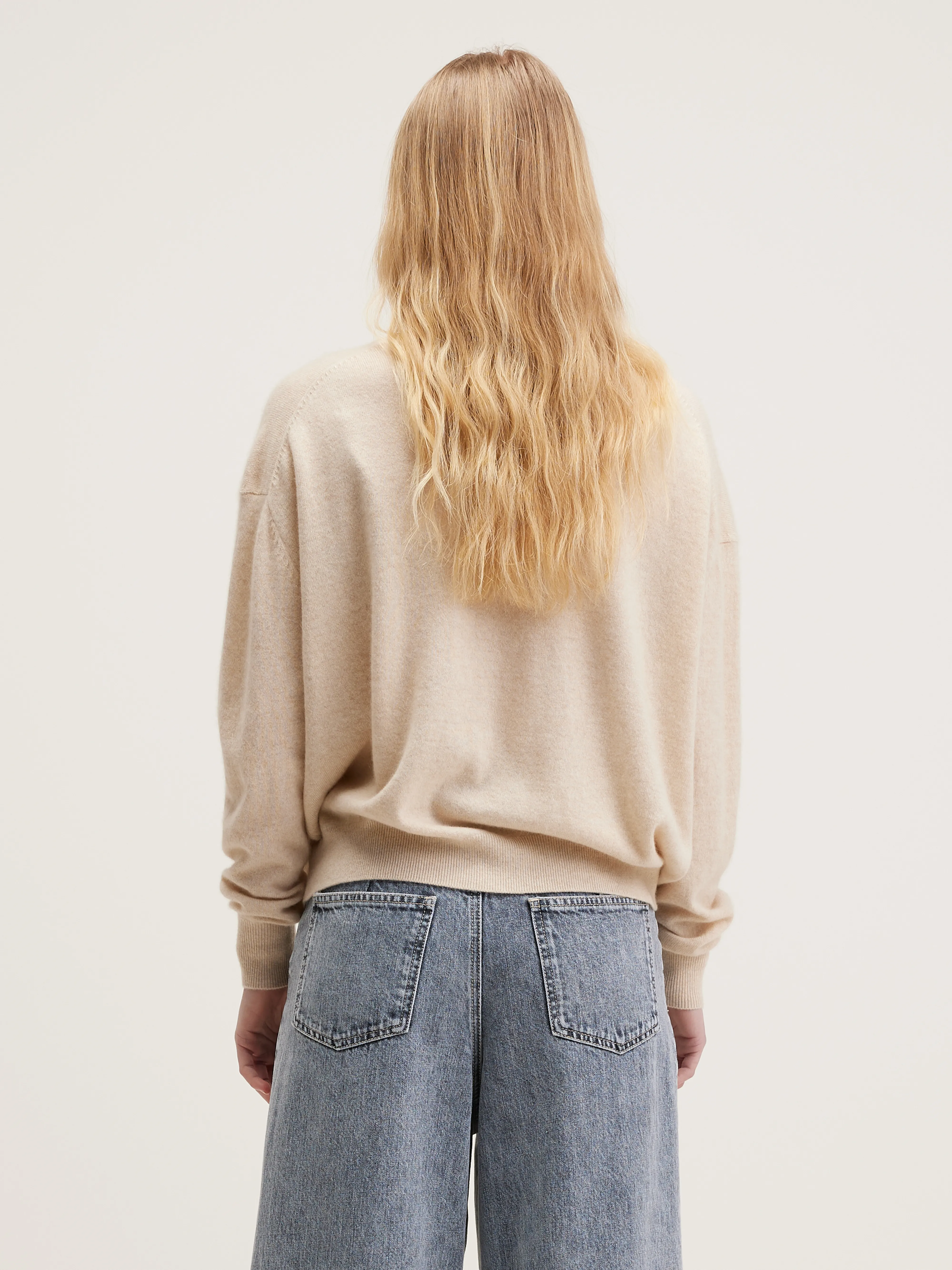 Slax cashmere sweater (242 / W / OATMEAL) - Image 4