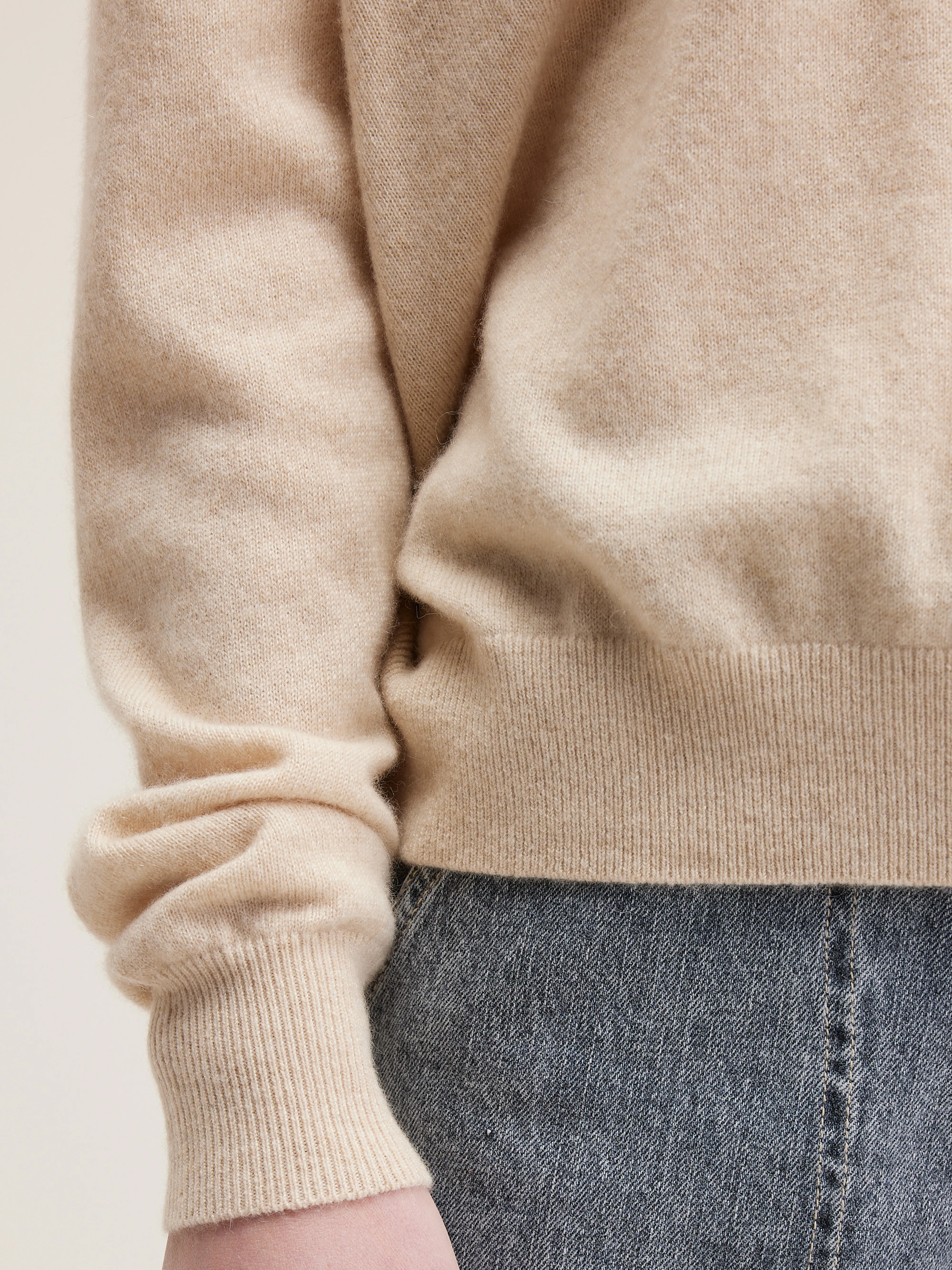 Slax cashmere sweater (242 / W / OATMEAL) - Image 6