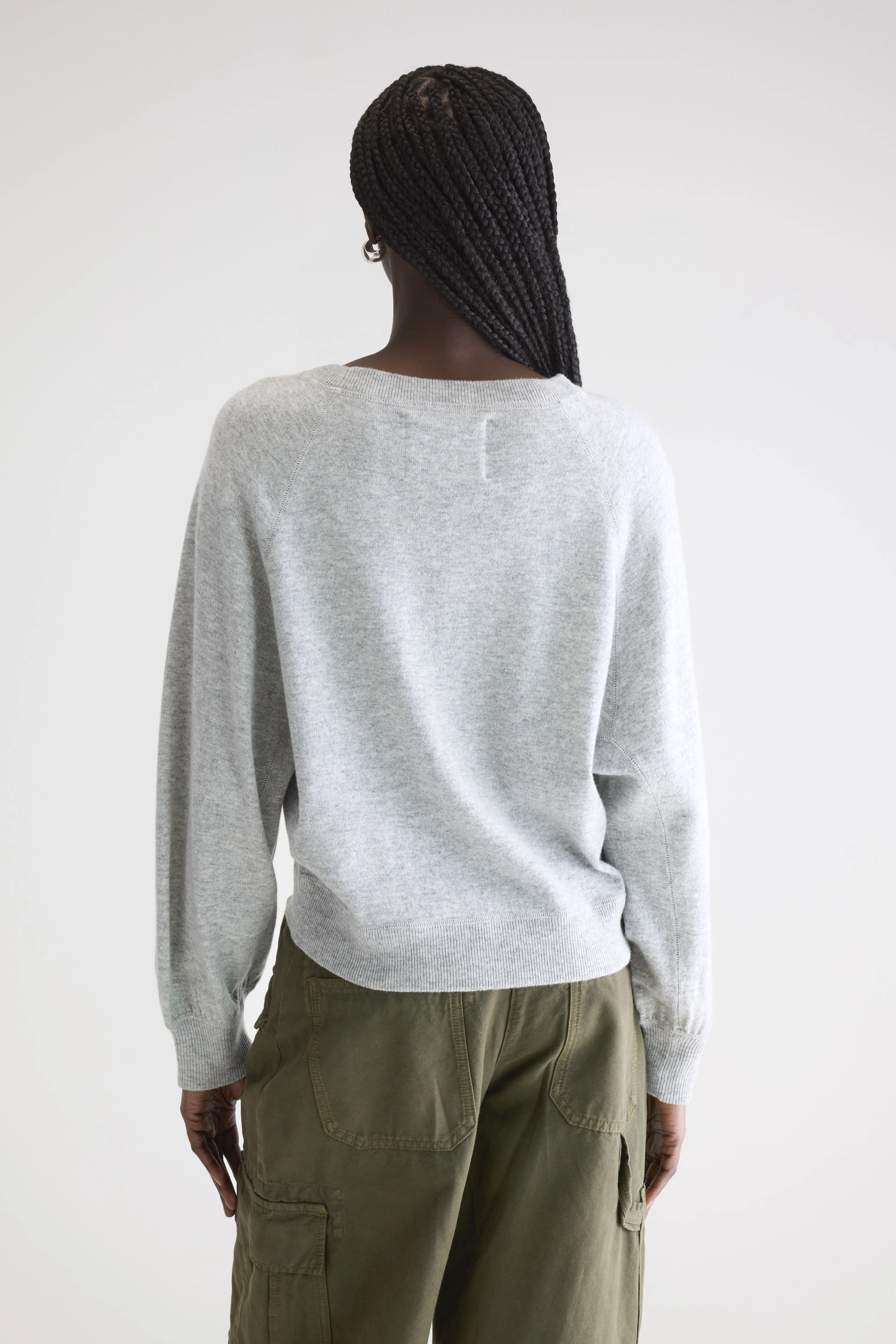 Spanne crewneck sweater (252 / W / LIGHT GREY) - Image 4