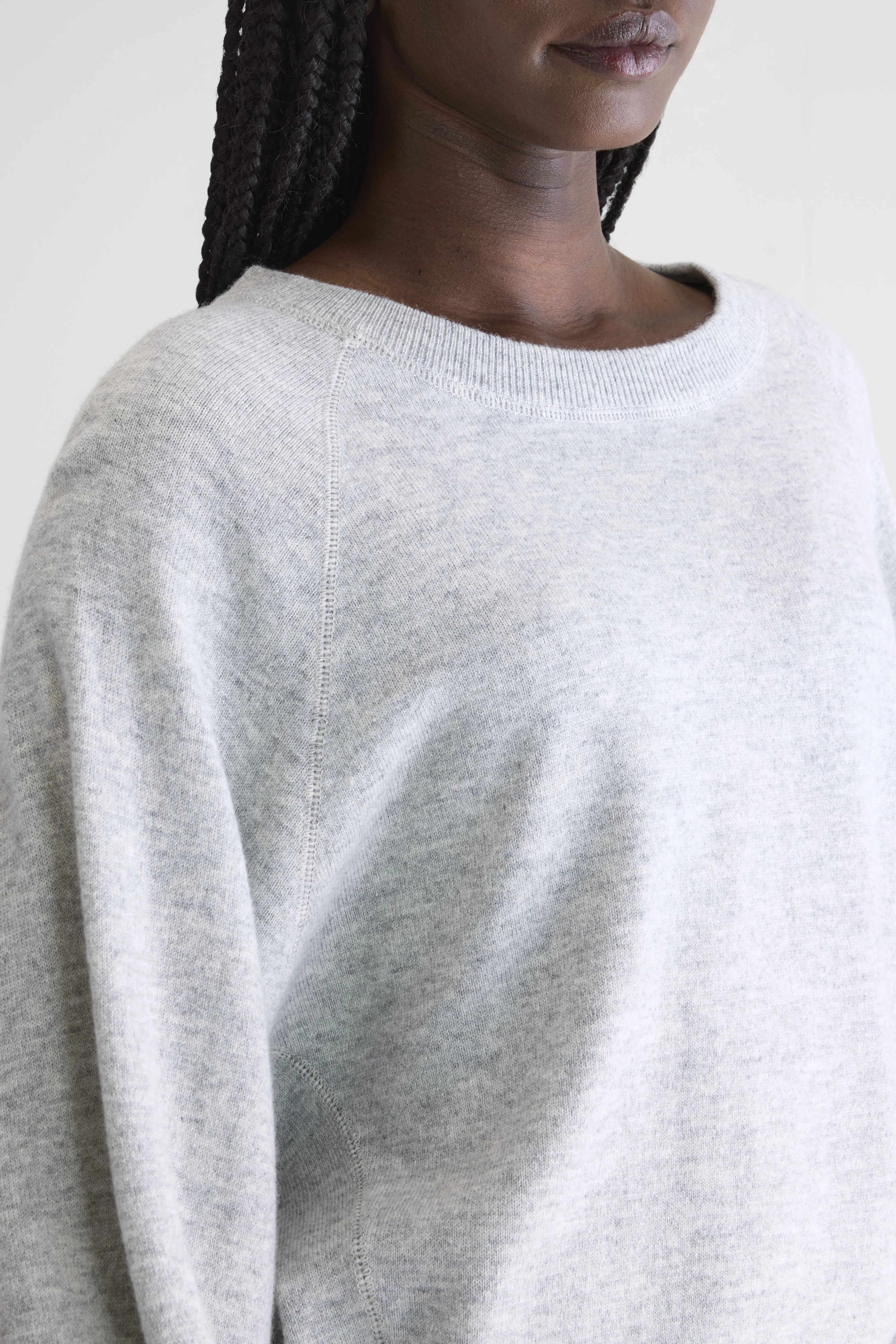 Spanne crewneck sweater (252 / W / LIGHT GREY) - Image 5