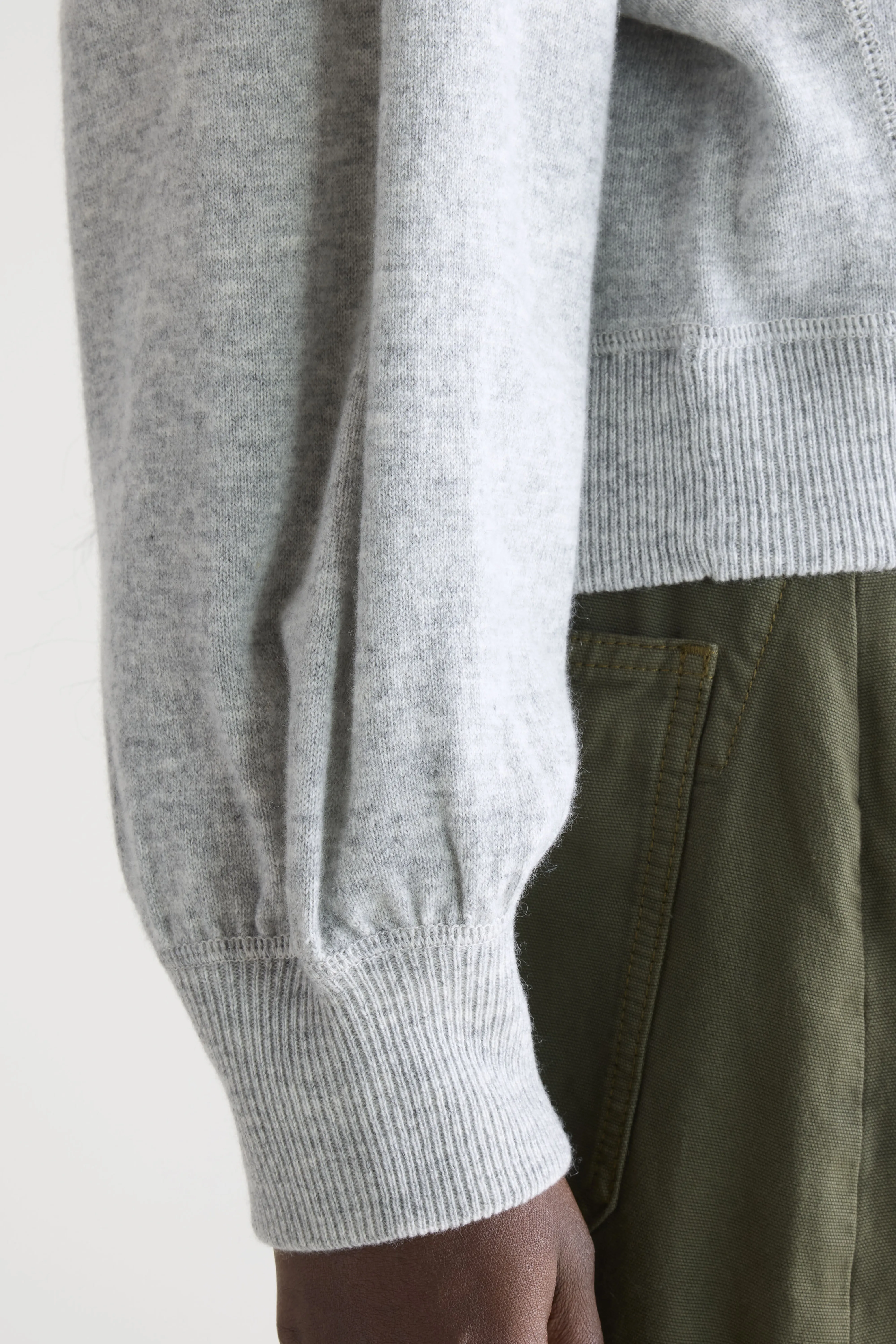 Spanne crewneck sweater (252 / W / LIGHT GREY) - Image 6