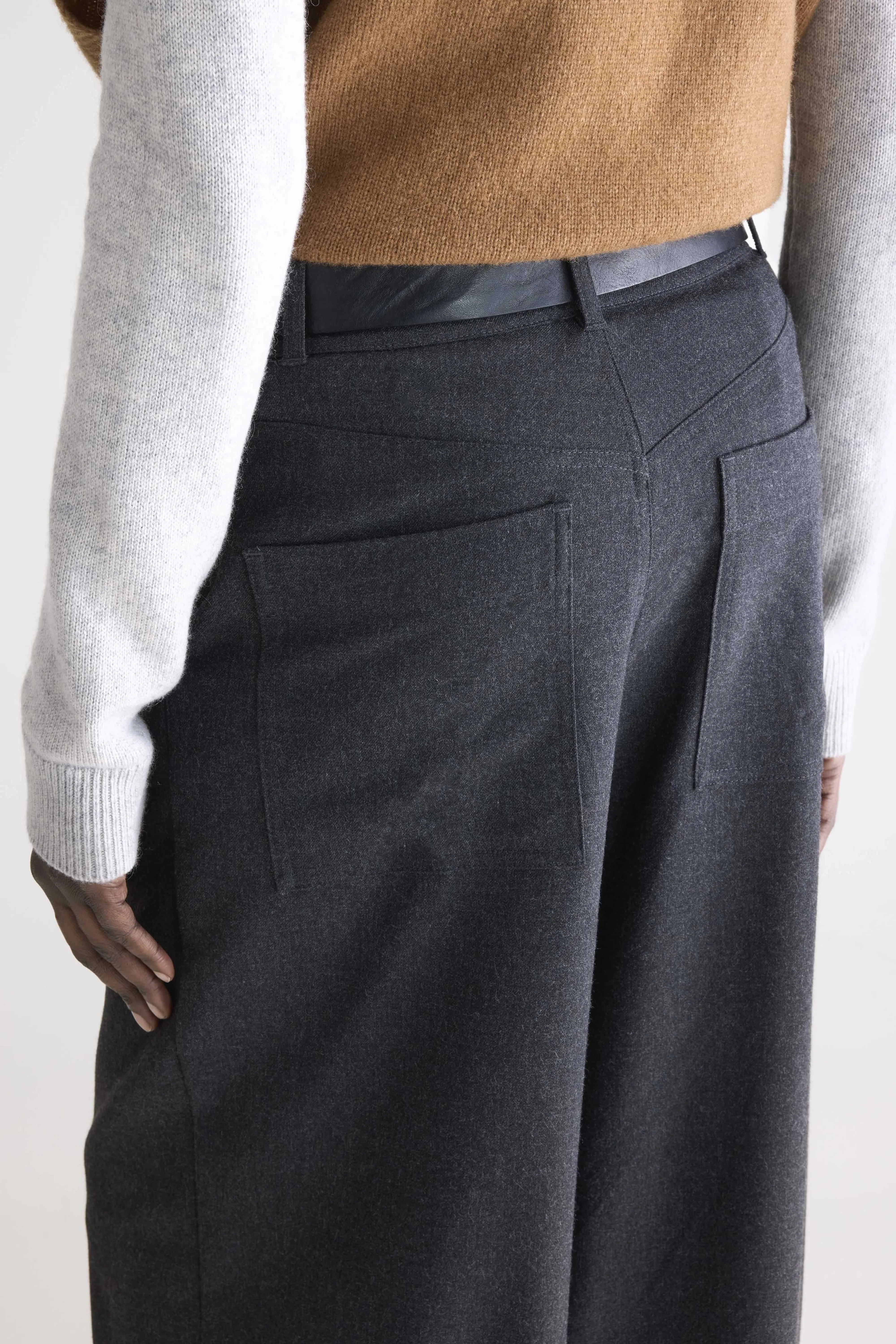 Sixtine tailored trousers (252 / W / ANTHRACITE) - Image 6