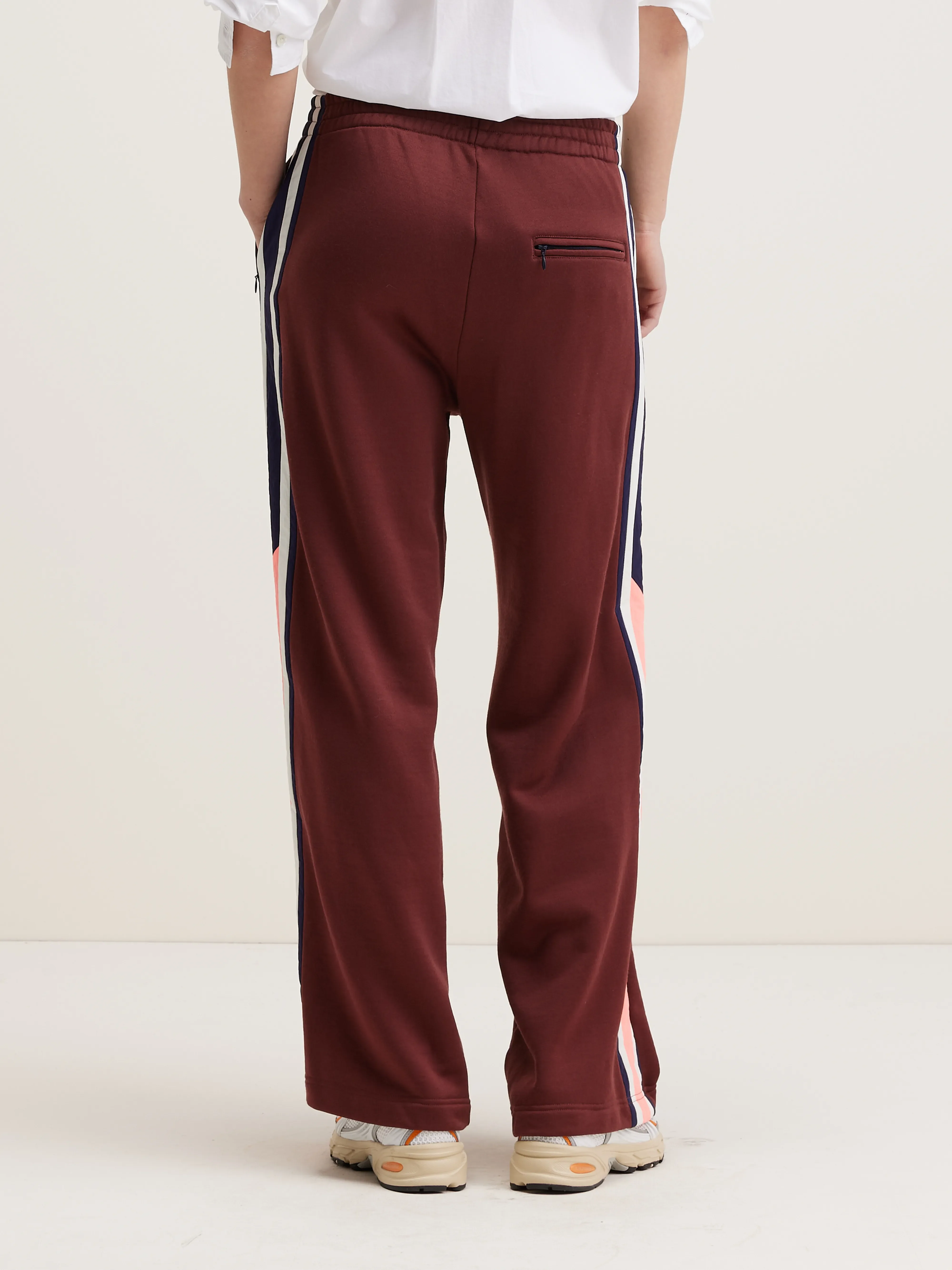 Tania wide track trousers (242 / W / GRENAT) - Image 4
