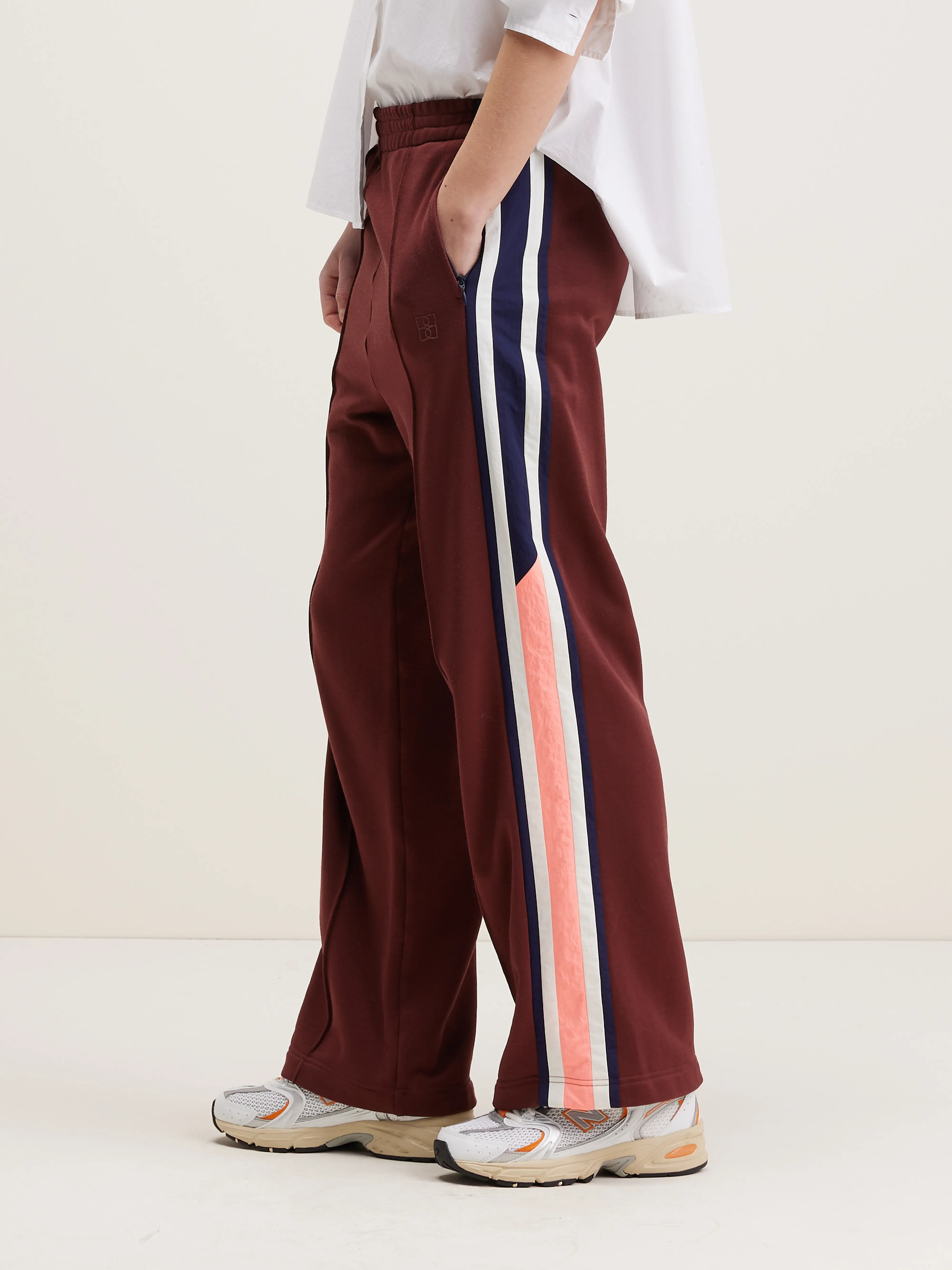 Tania wide track trousers (242 / W / GRENAT) - Image 5