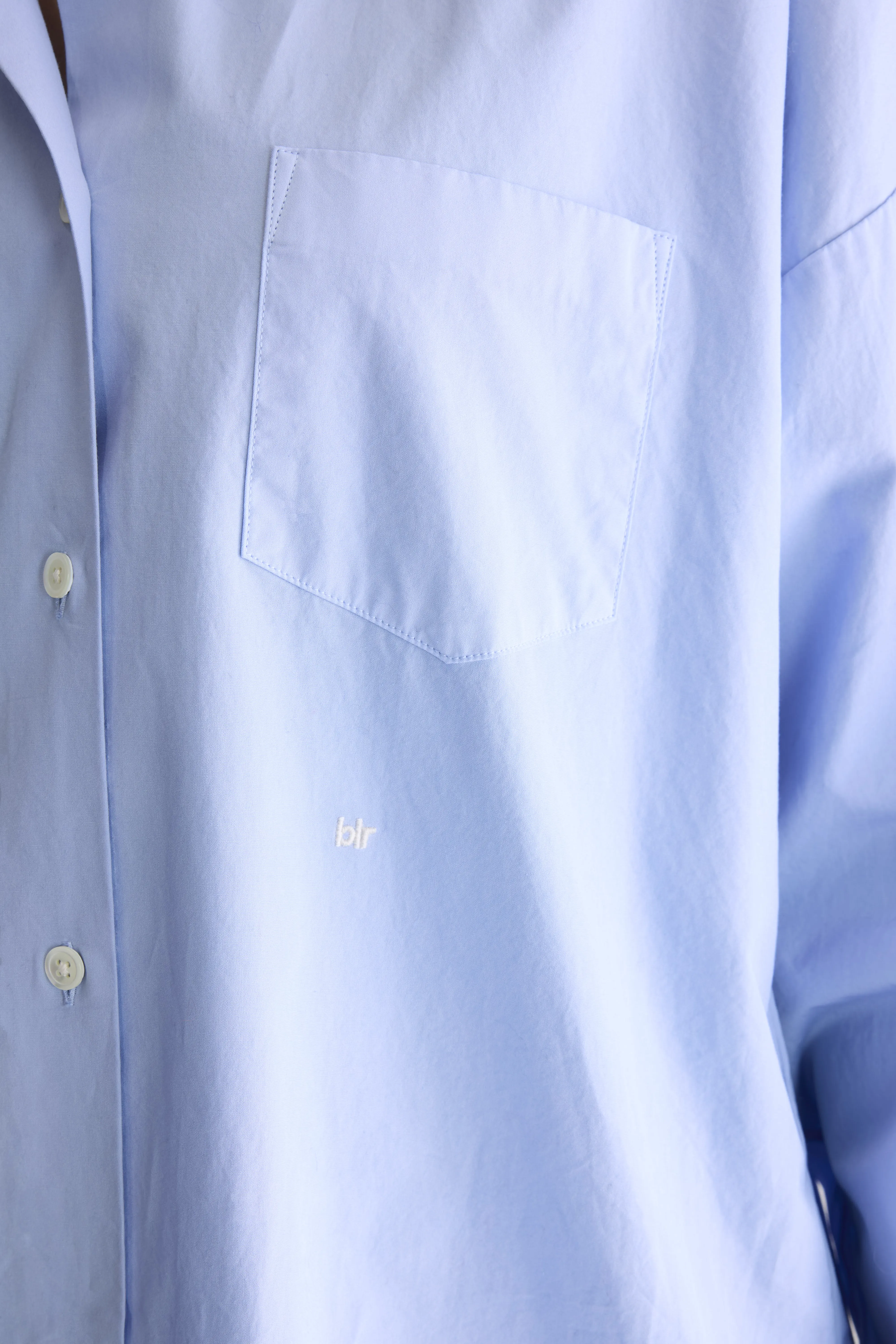 Giorgia poplin shirt (252 / W / SKY) - Image 5