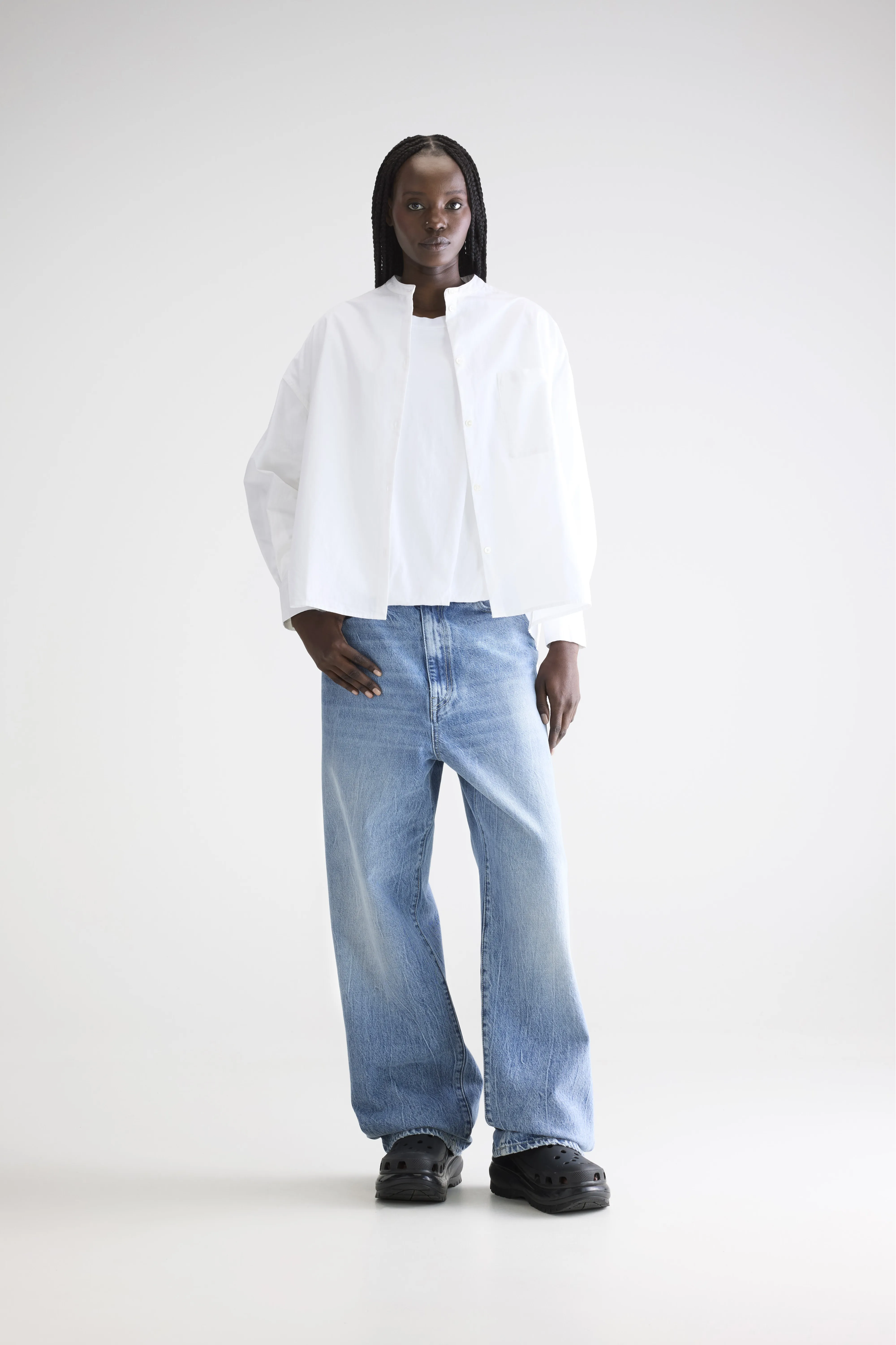 Gorky poplin shirt (252 / W / WHITE) - Image 3