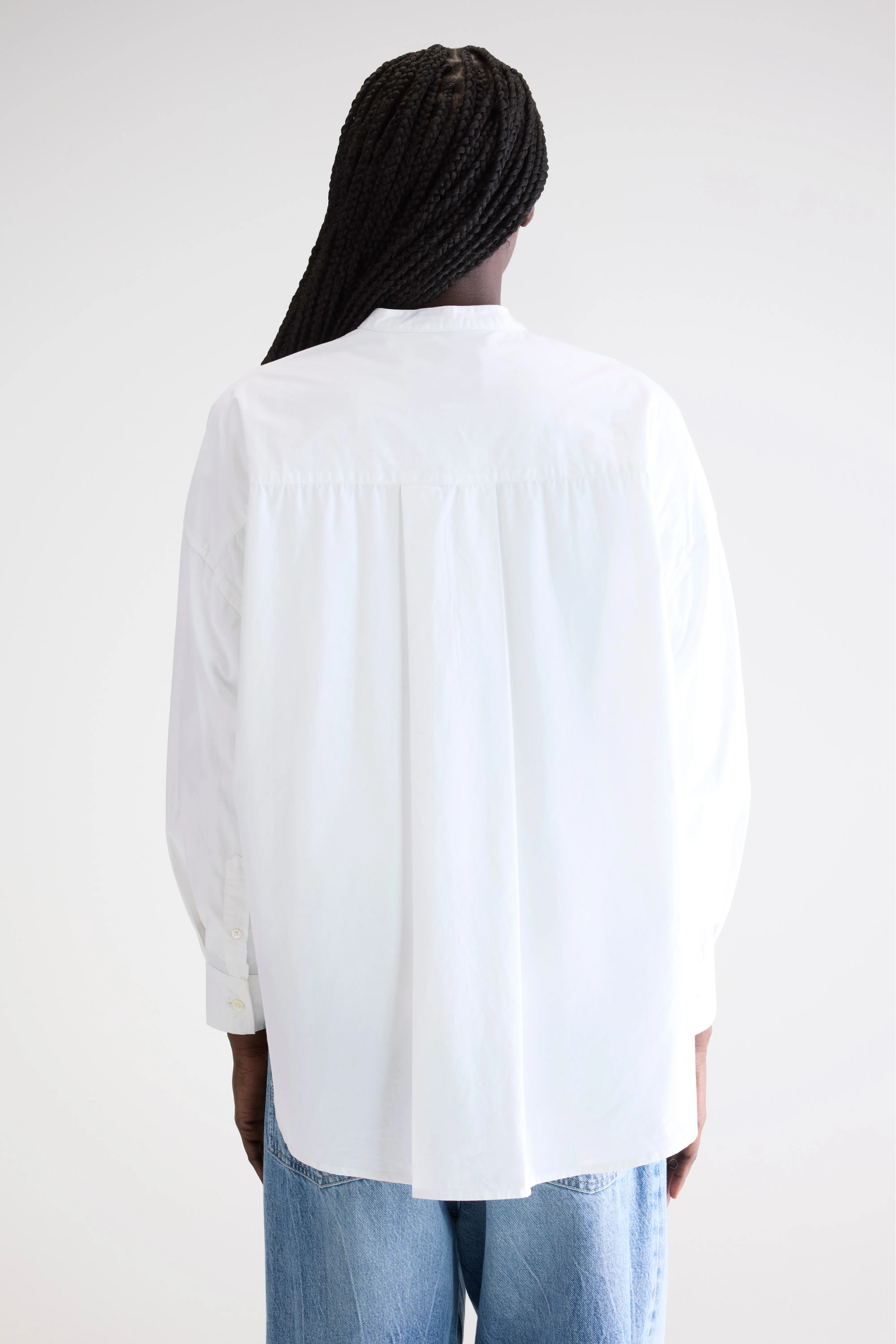 Gorky poplin shirt (252 / W / WHITE) - Image 4