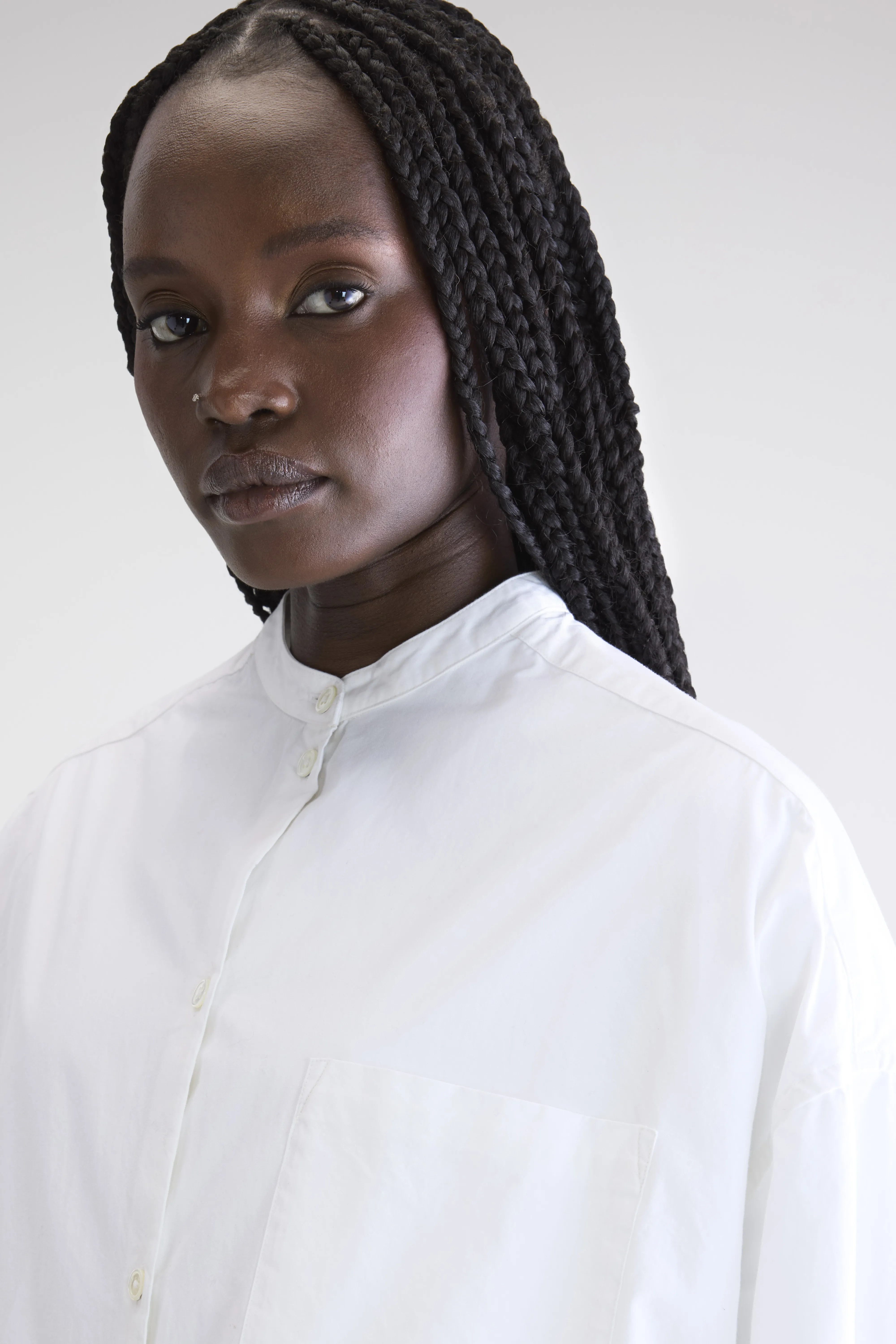 Gorky poplin shirt (252 / W / WHITE) - Image 5