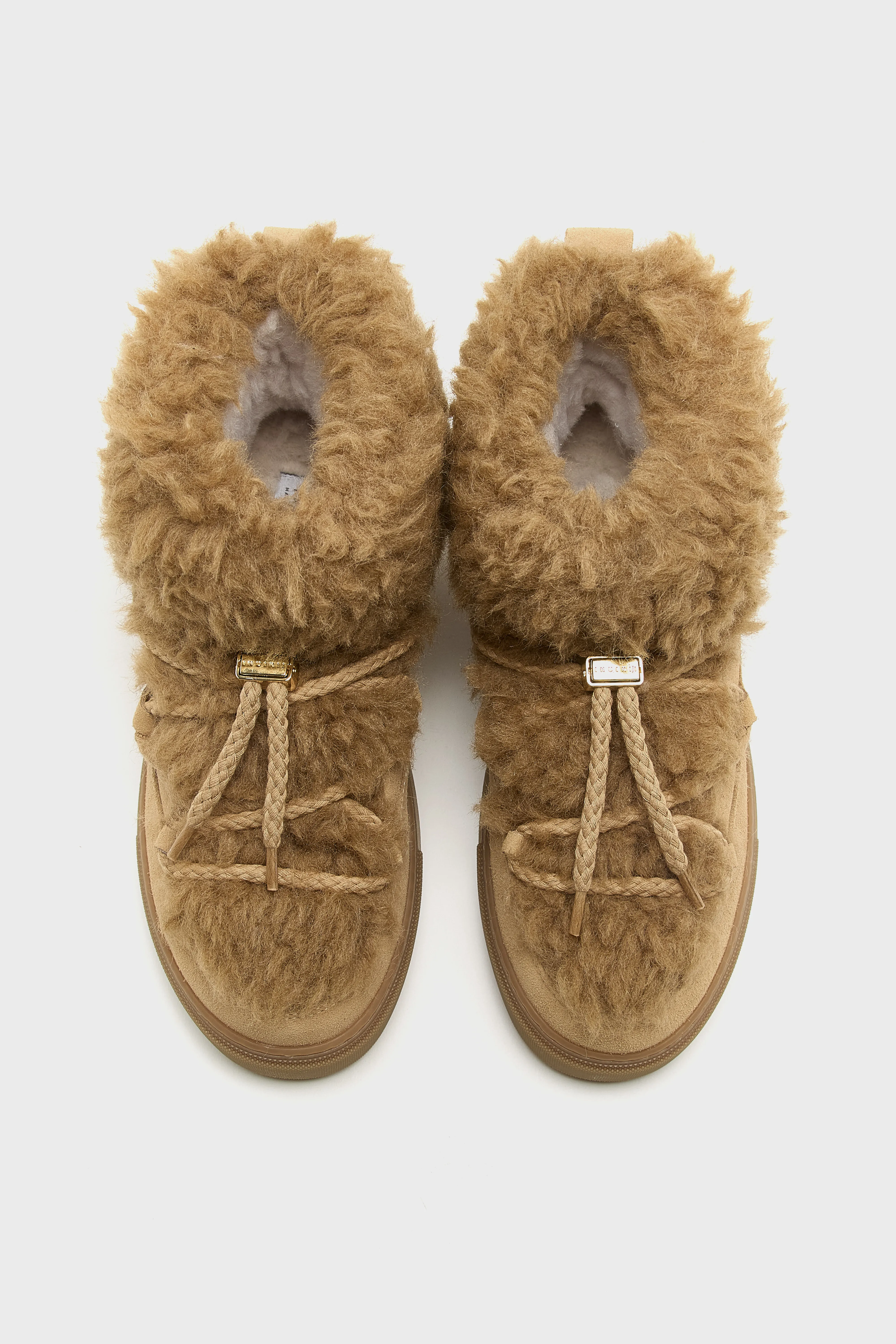 Teddy Low Boots (252 / W / BEIGE) - Image 4