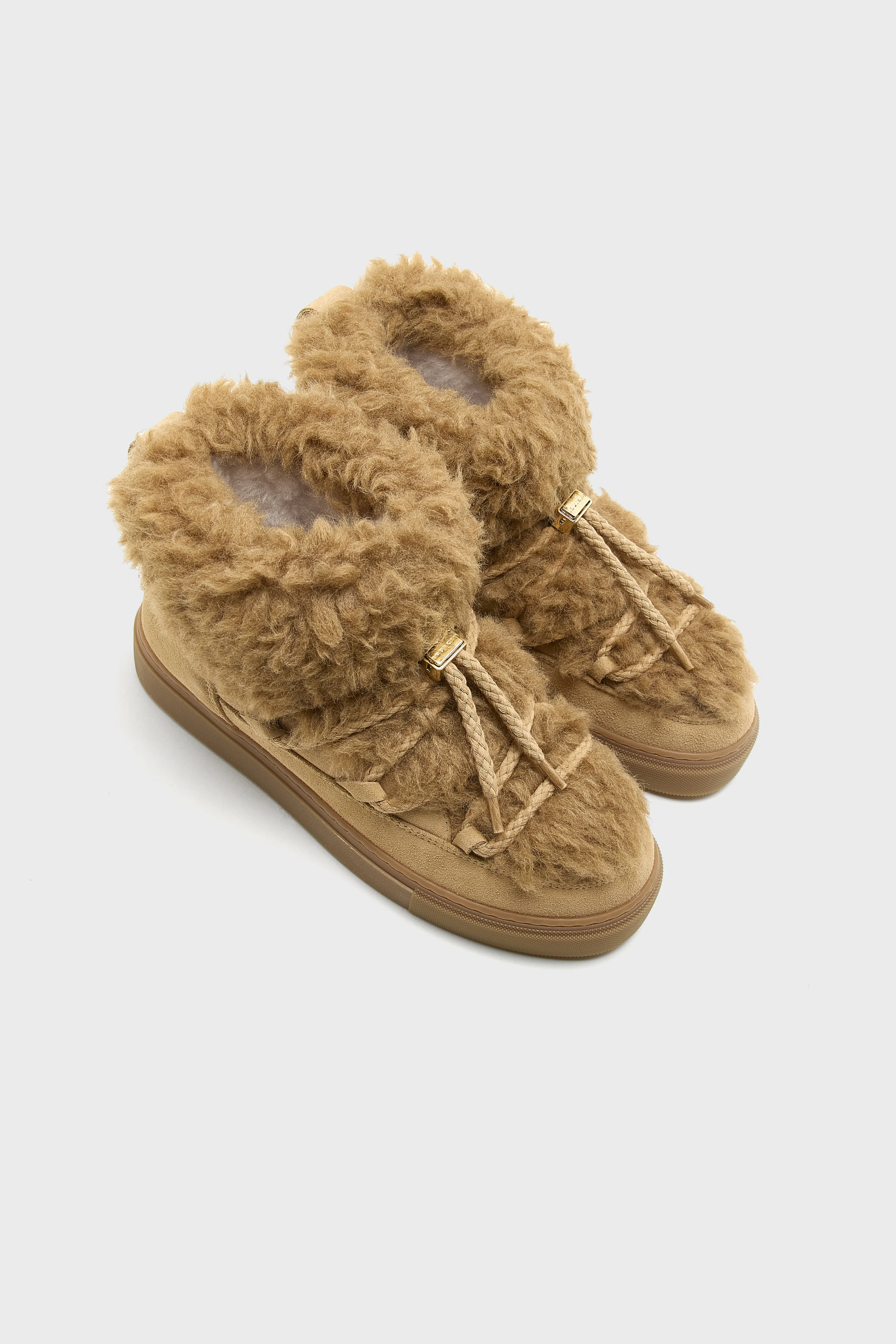 Teddy Low Boots (252 / W / BEIGE) - Image 7