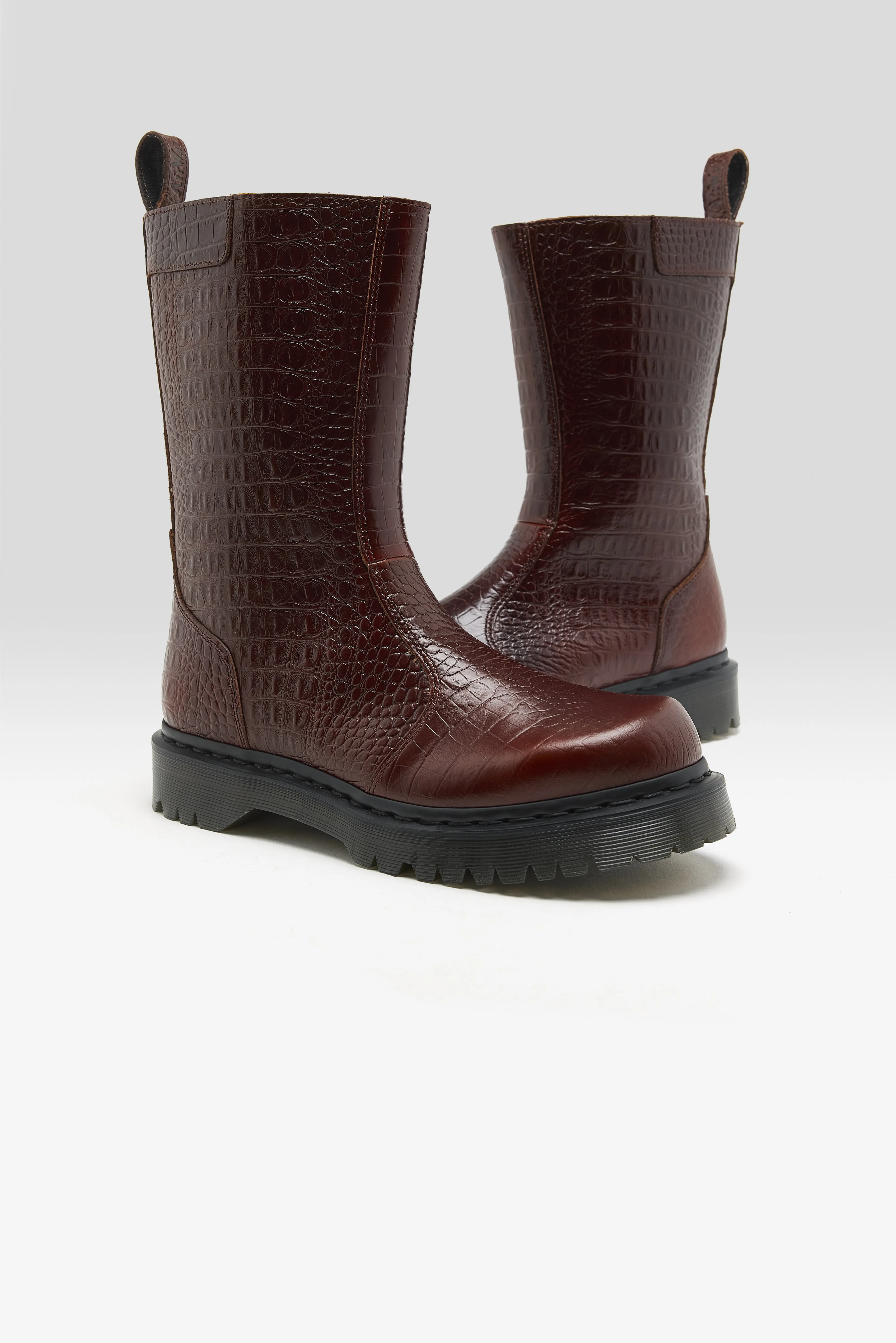 Rejena High Boots for Women (252 / W / BROWN) - Image 3