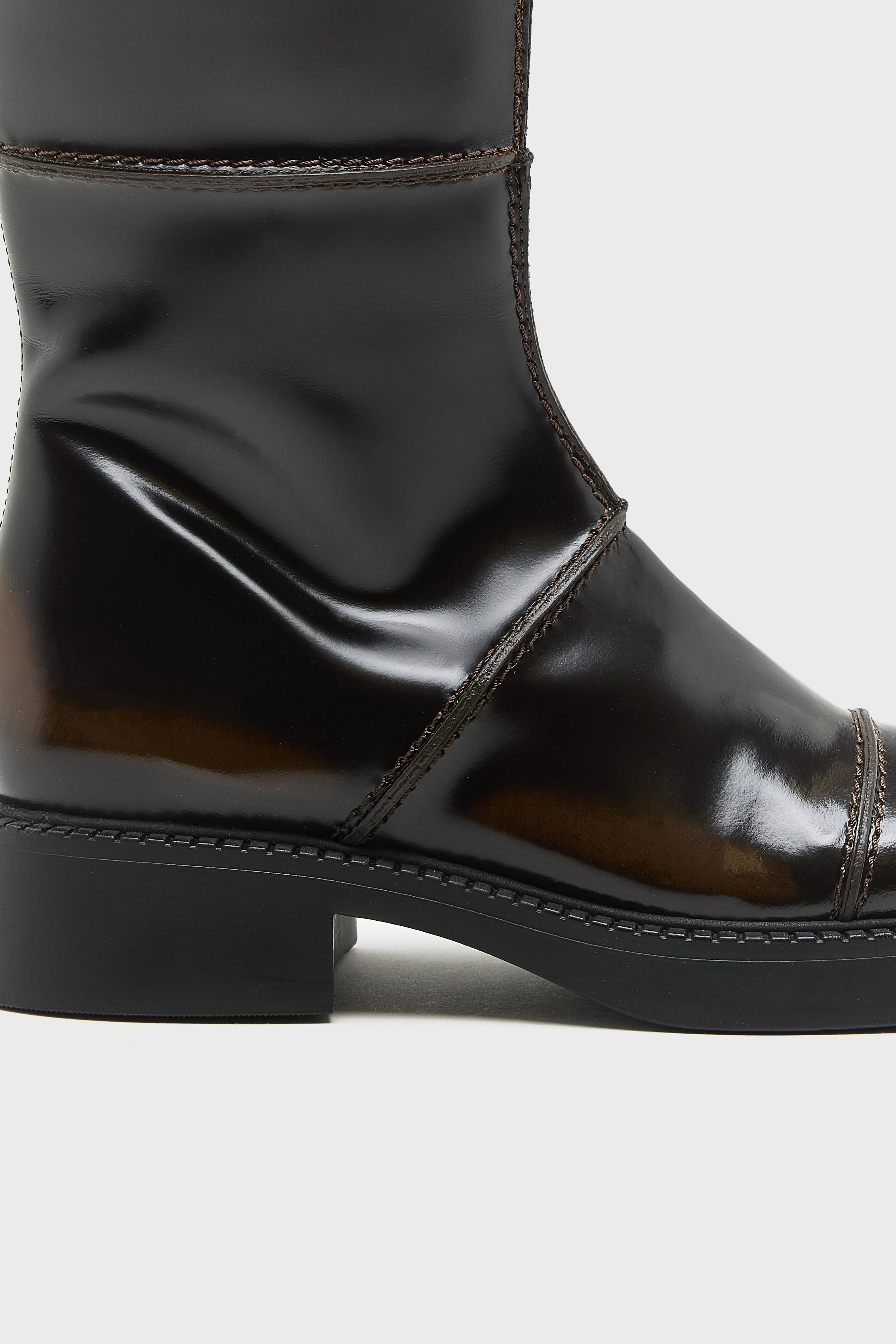 Dahlia Dark Brown Ankle Boots  (252 / W / BROWN) - Image 5