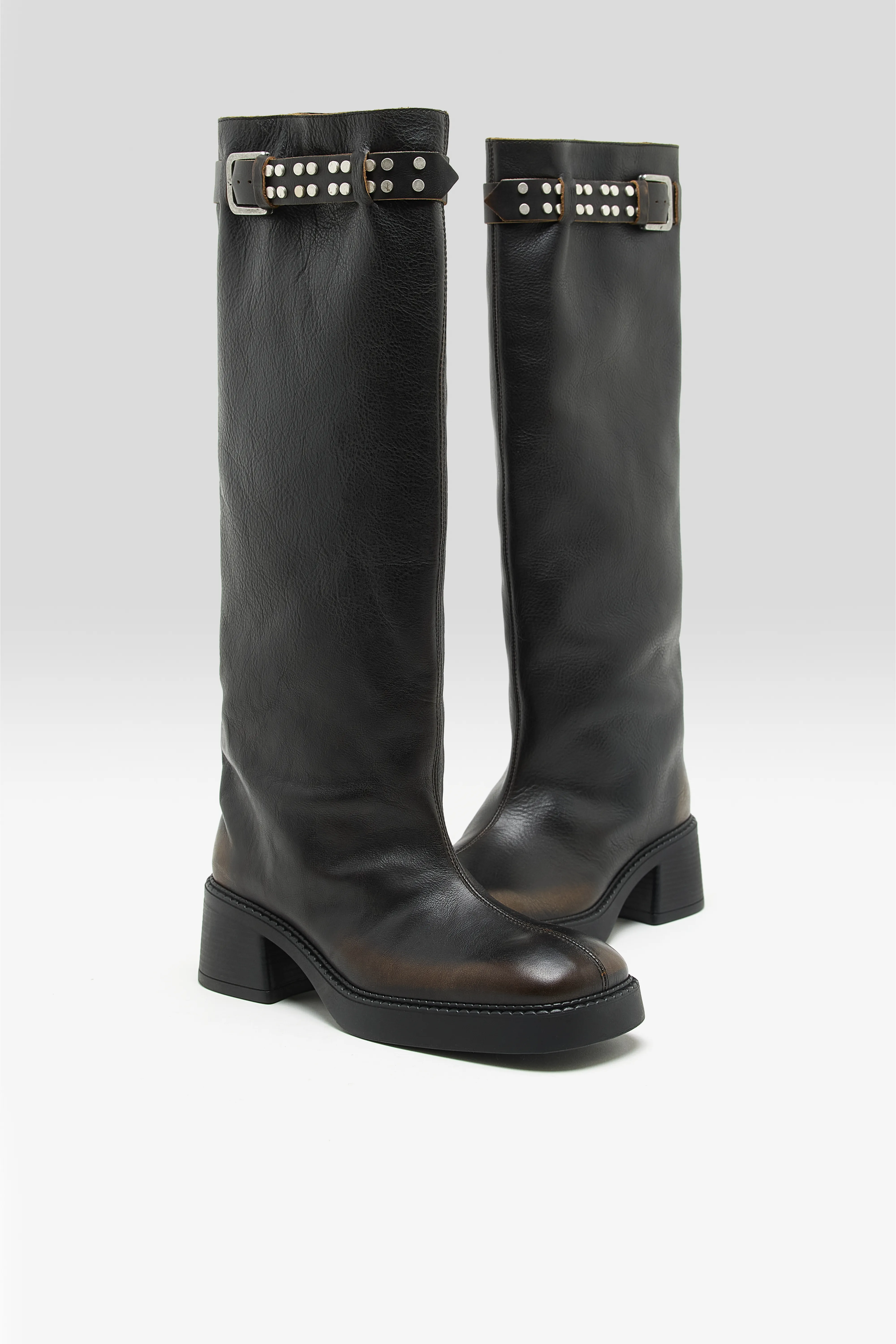 Kristel Tall Brown Boots  (252 / W / BROWN) - Image 3