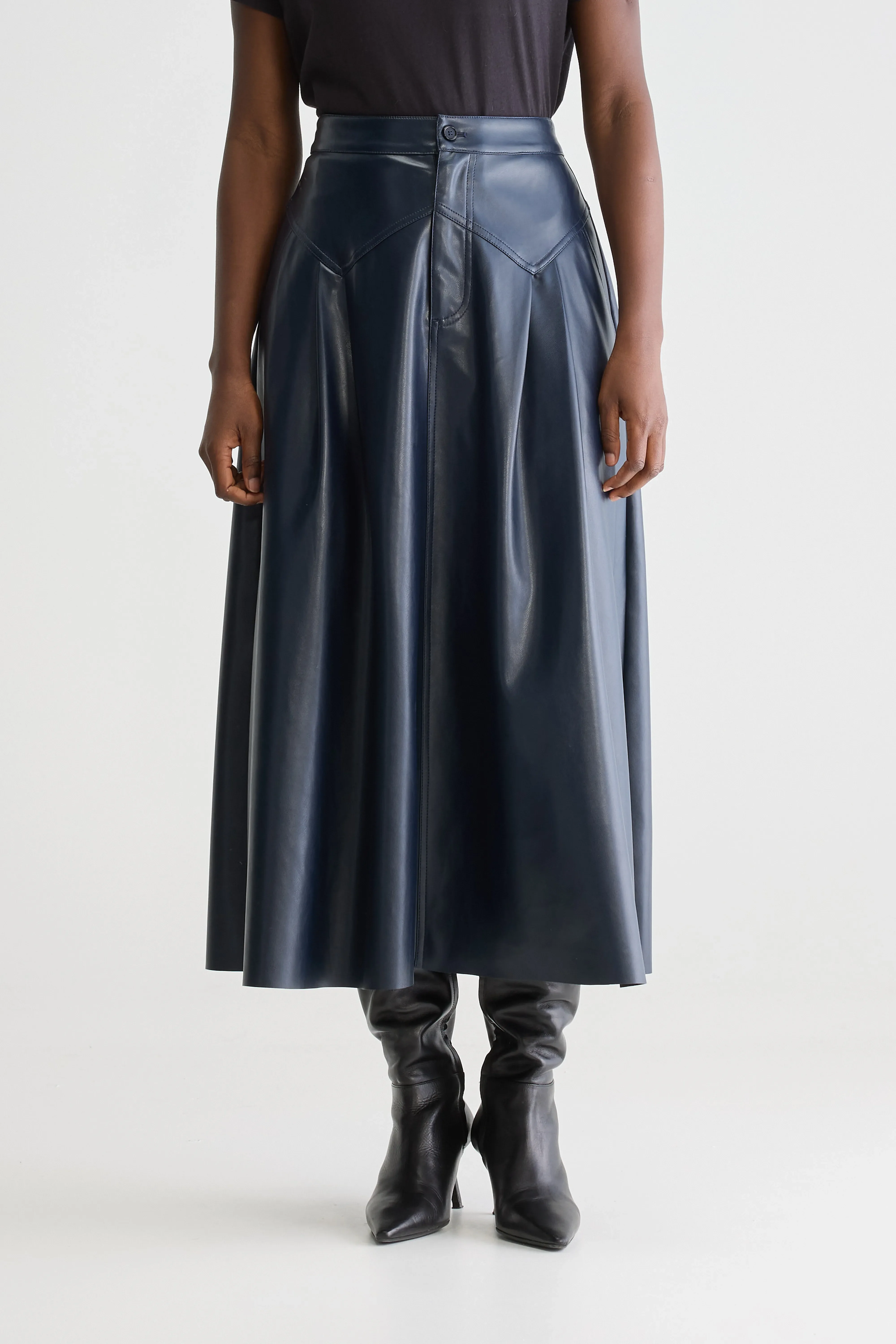 Gala flared mid skirt (251 / W / CAPTAIN) - Image 3