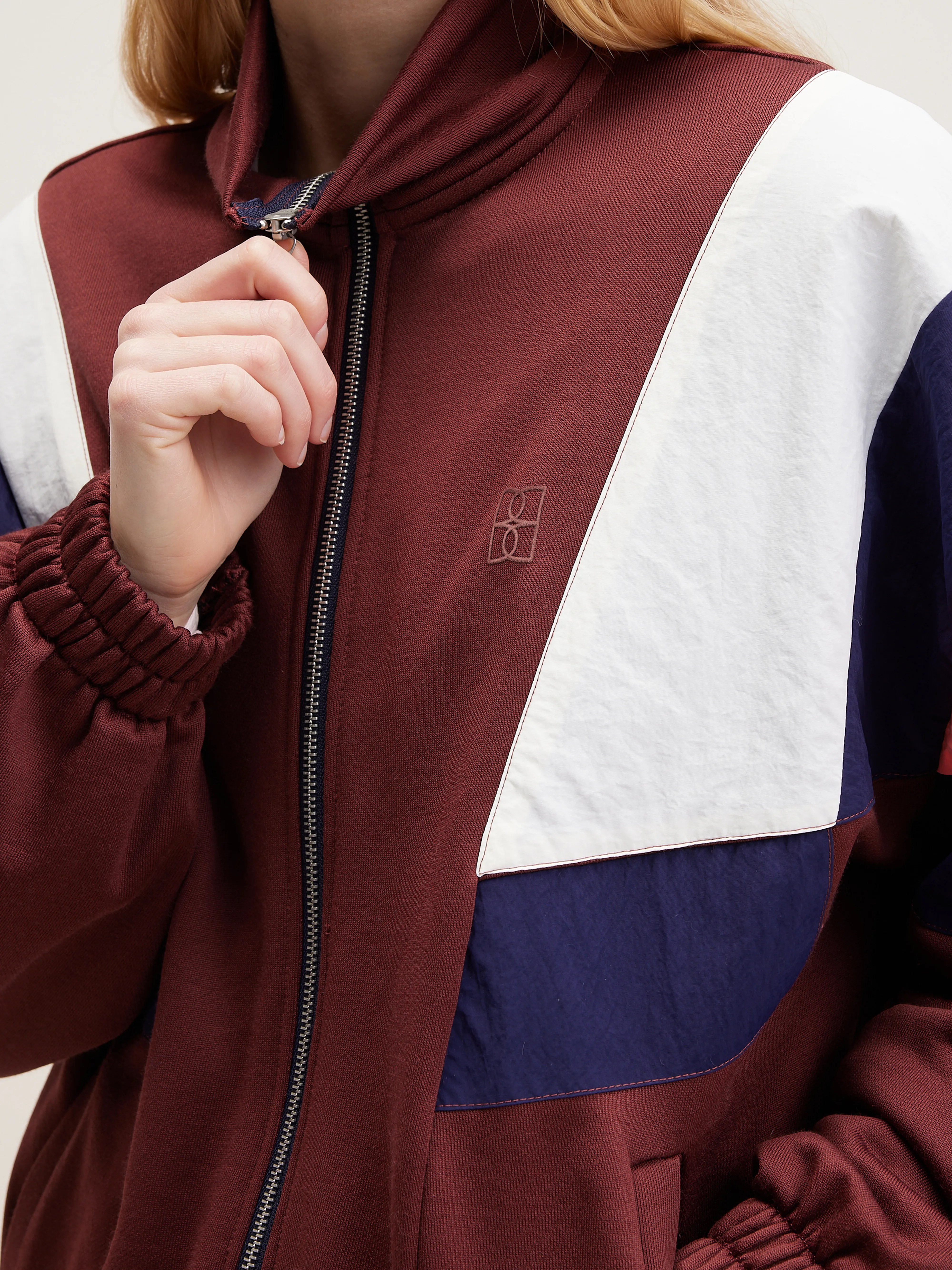 Arenda zip-up sweatshirt (242 / W / GRENAT) - Image 4