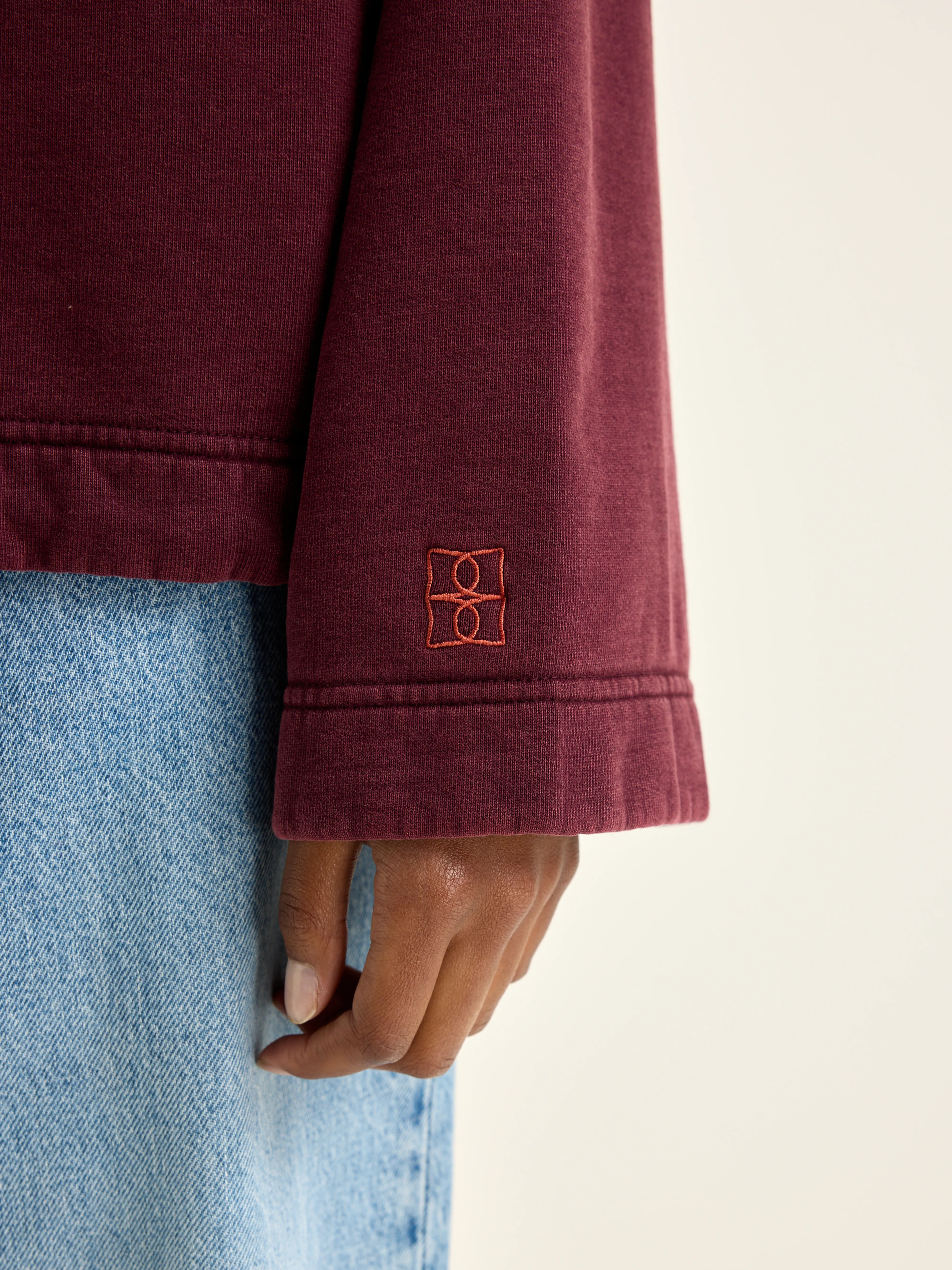 Cate hoodie (242 / W / WINE) - Image 5