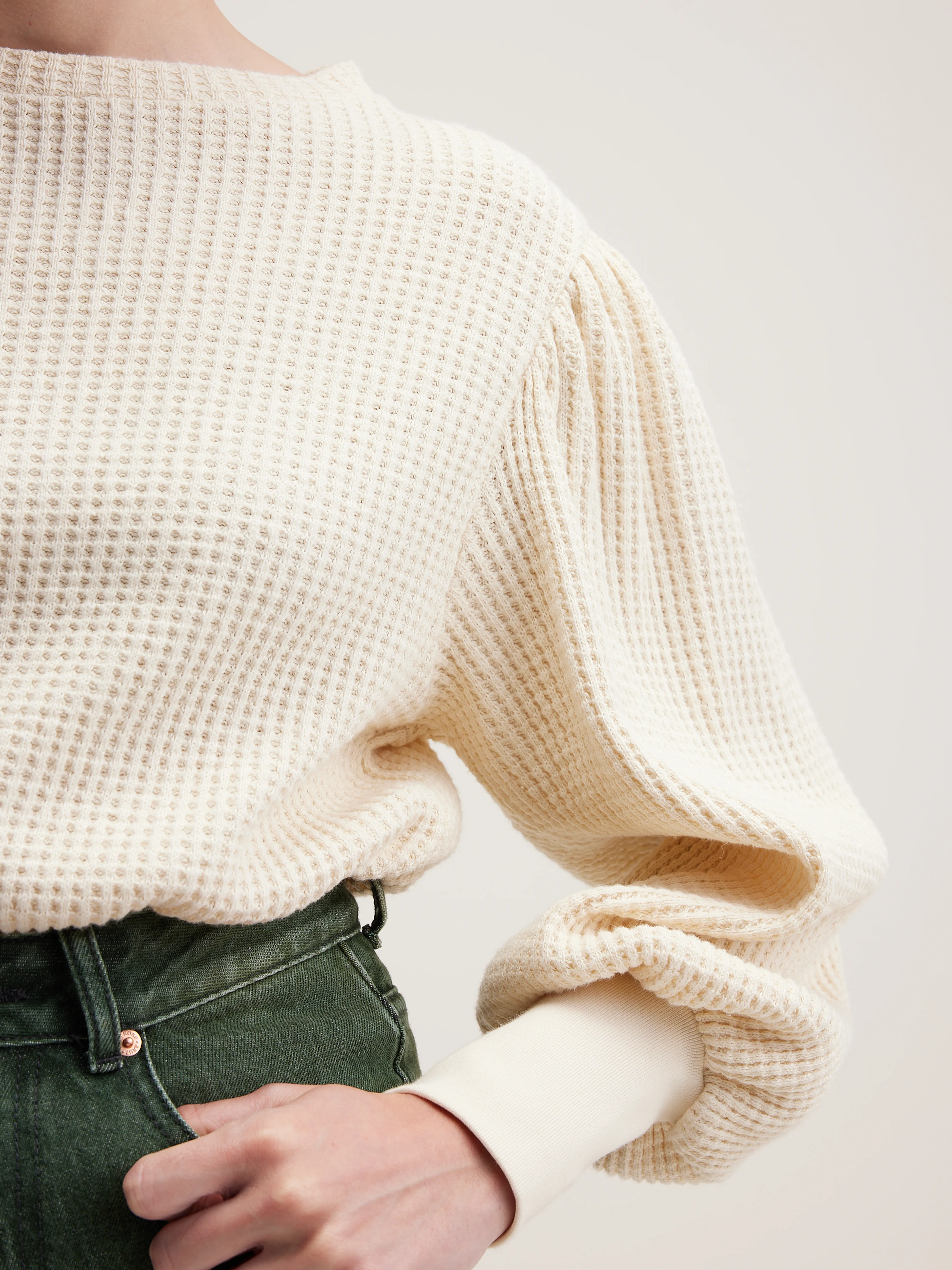 Milie long-sleeve t-shirt (242 / W / CREAM) - Image 5